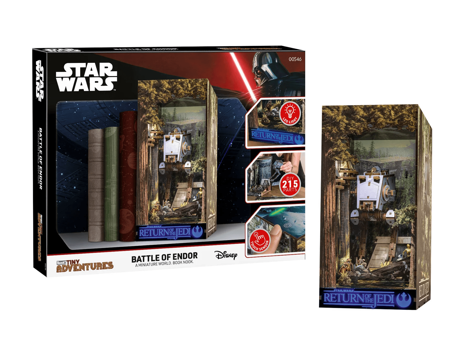 Revell 00546 Tiny Adventures Star Wars Battle of Endor Book Nook mit LED-Beleuchtung