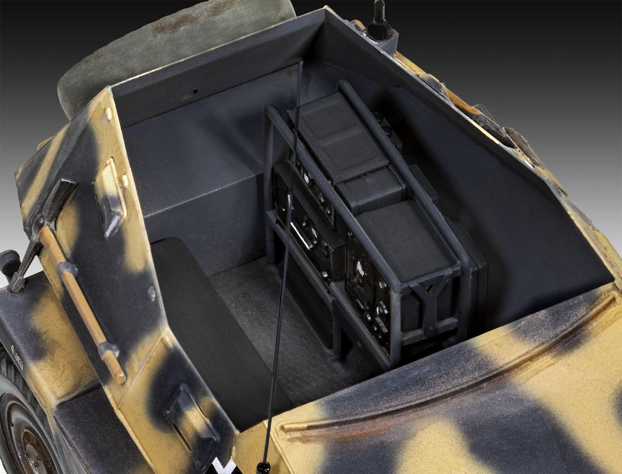 Produktbild Revell 03335 - German Command Armoured Vehicle Sd.Kfz.247 Ausf.B 2 von 6