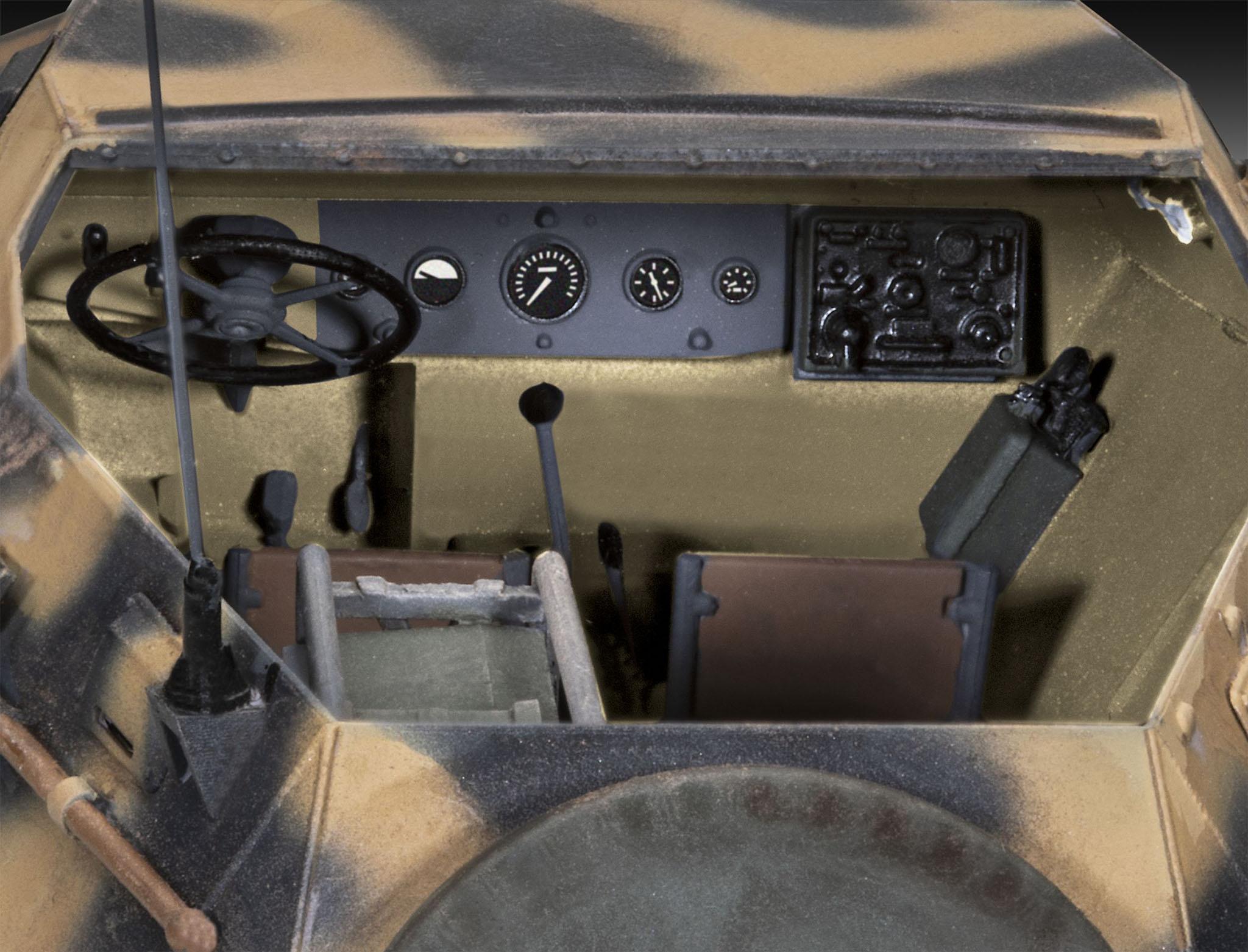 Produktbild Revell 03335 - German Command Armoured Vehicle Sd.Kfz.247 Ausf.B 3 von 6