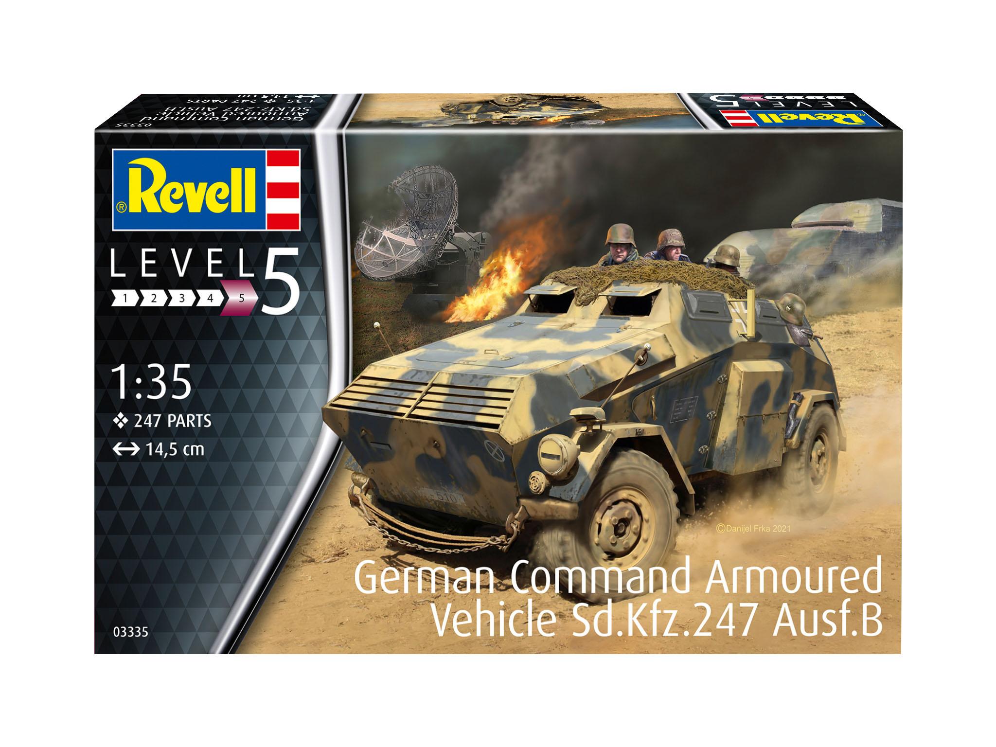Produktbild Revell 03335 - German Command Armoured Vehicle Sd.Kfz.247 Ausf.B 4 von 6