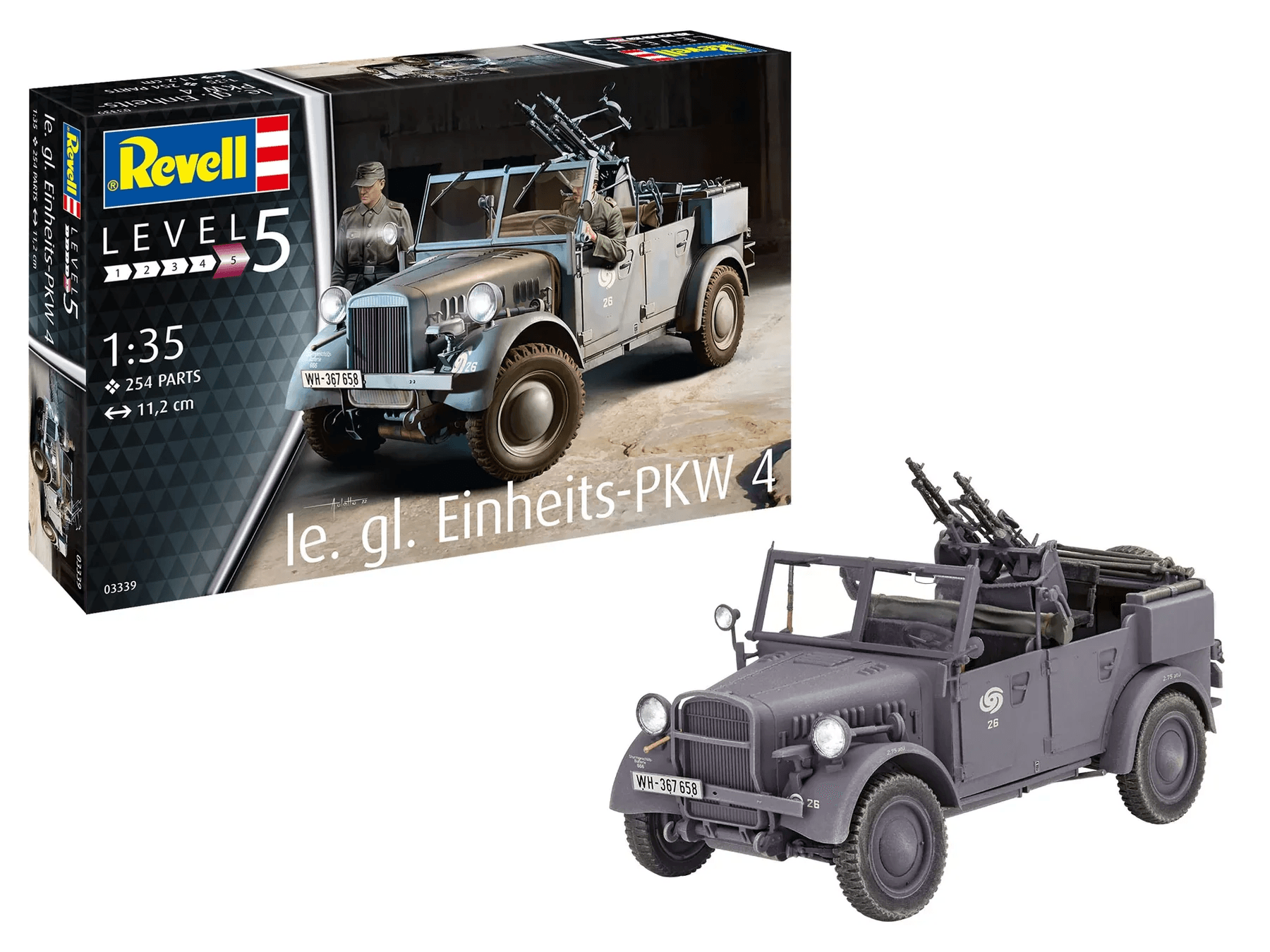 Revell 03339 Einheits-PKW Kfz. 4 – Maßstab 1:35