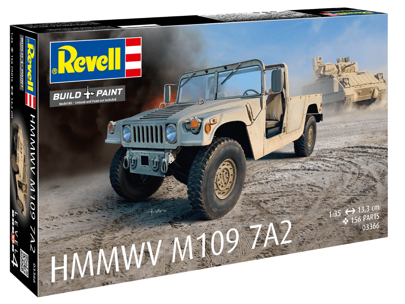 Produktbild Revell 03366 Model Kits HMMWV M109 7A2 12 von 12