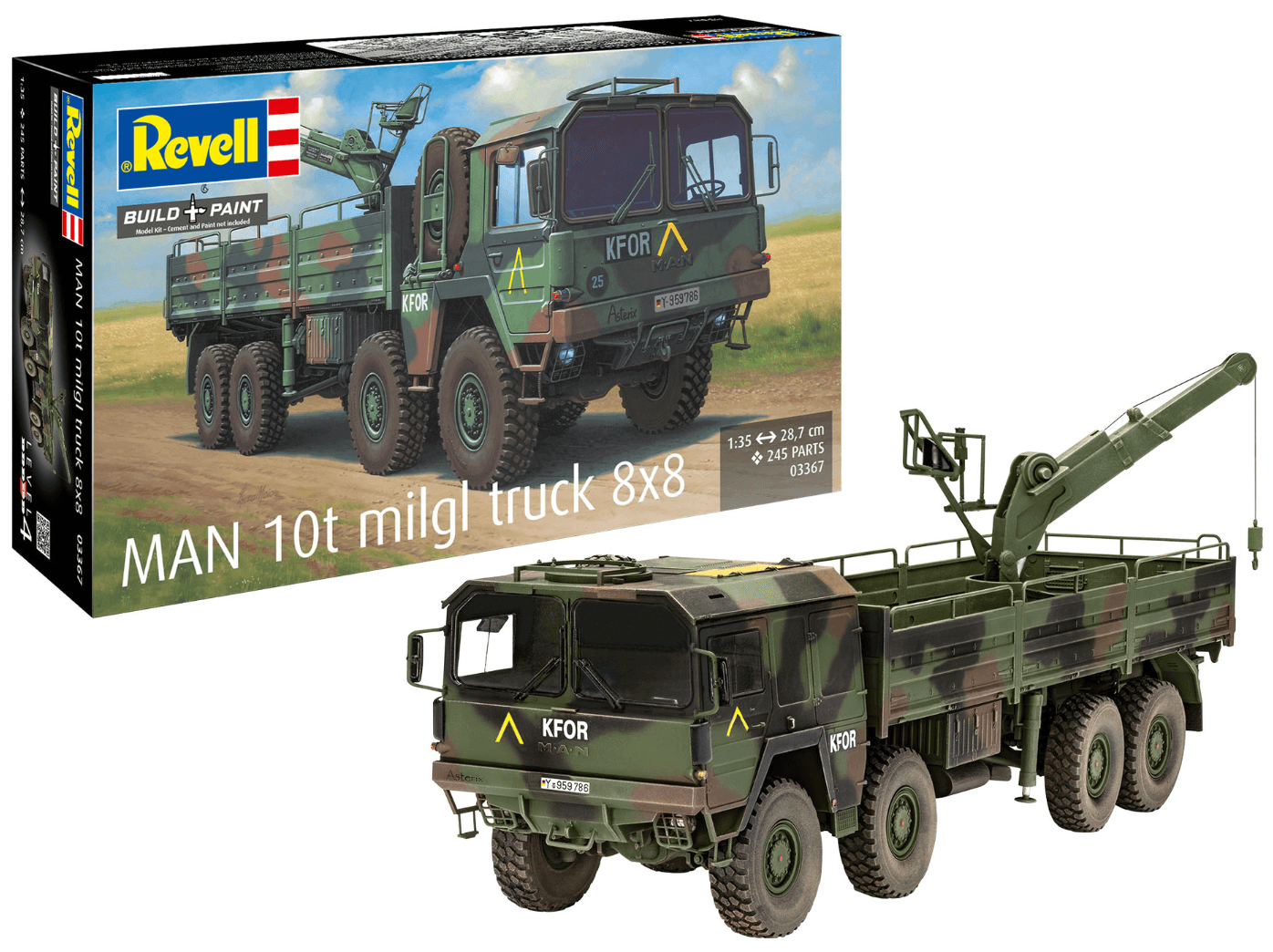 Revell 03367 MAN 10t milgl truck 8x8