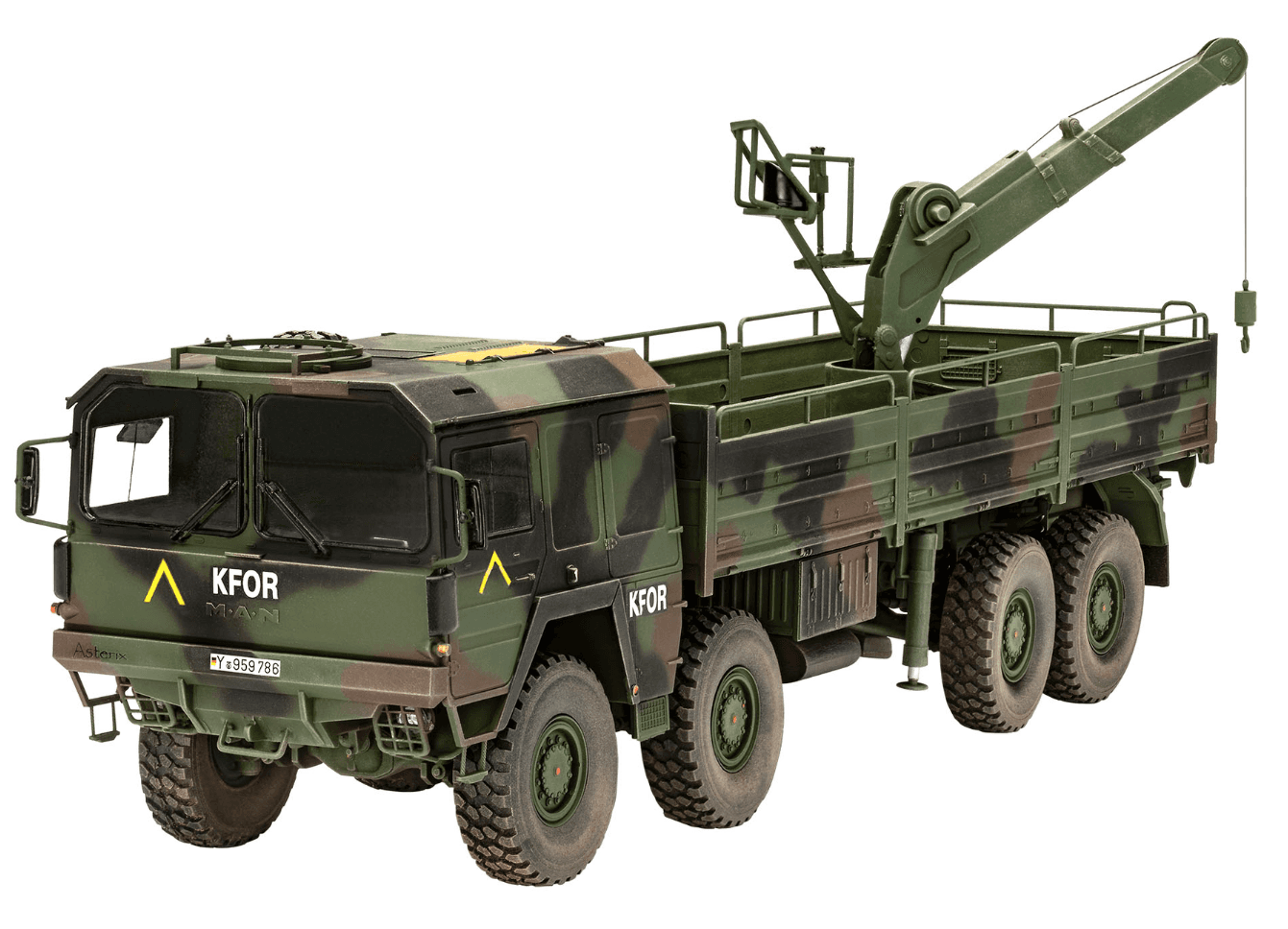 Produktbild Revell 03367 MAN 10t milgl truck 8x8 7 von 7
