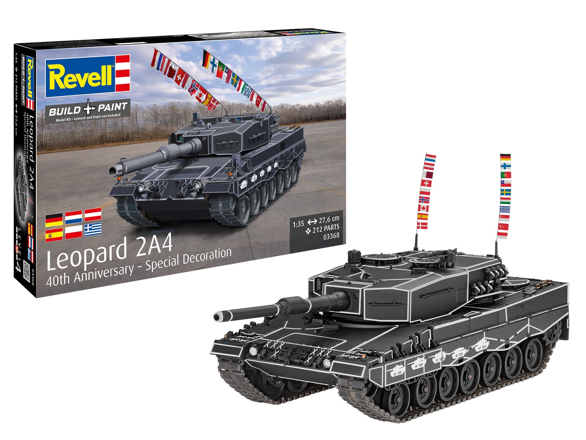 Revell 03368 Leopard 2A4 - Special Decoration 40th anniversary
