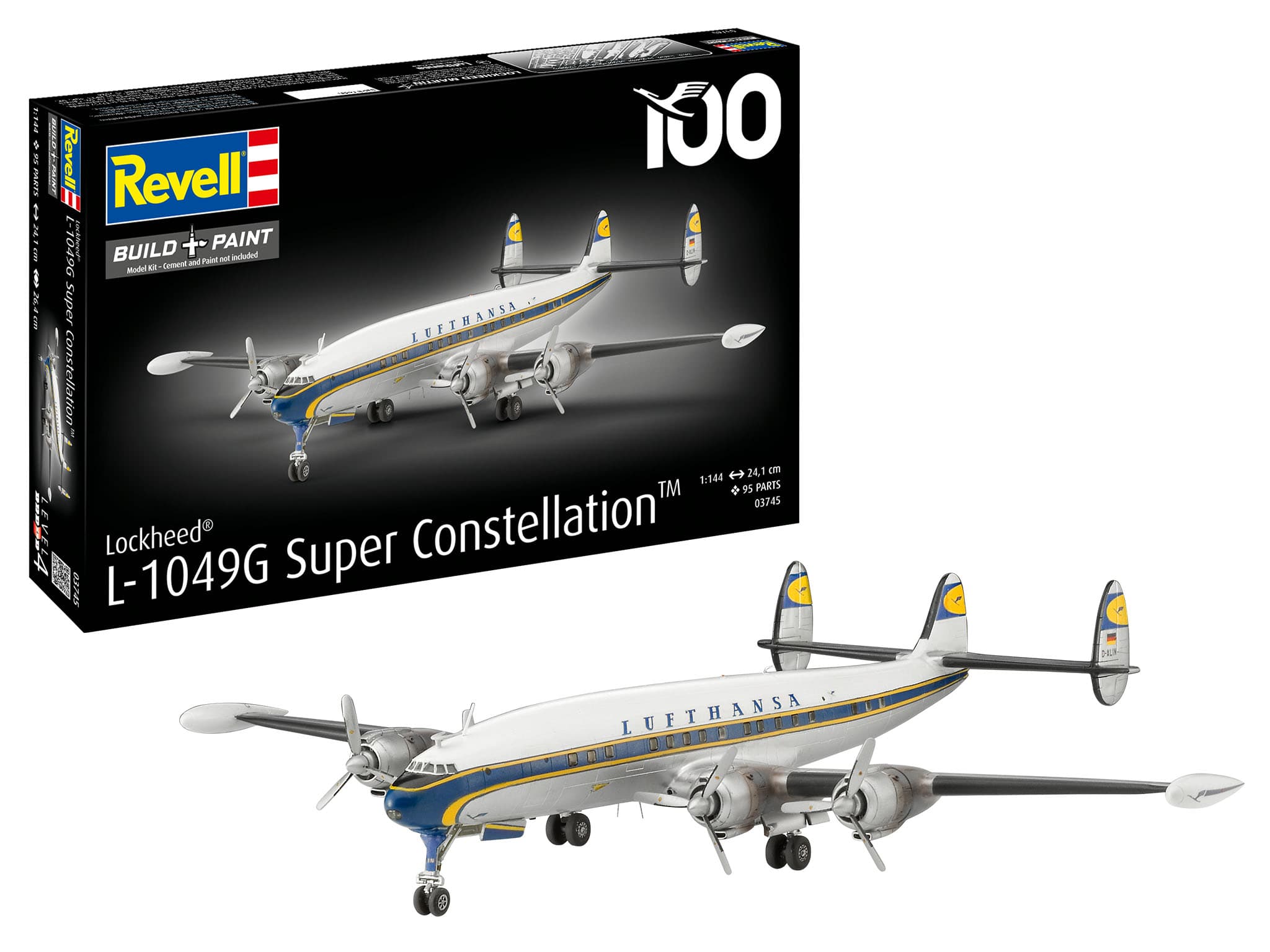 Revell  03745 Lockheed L-1049G Super Constellation, Revell Modellbausatz