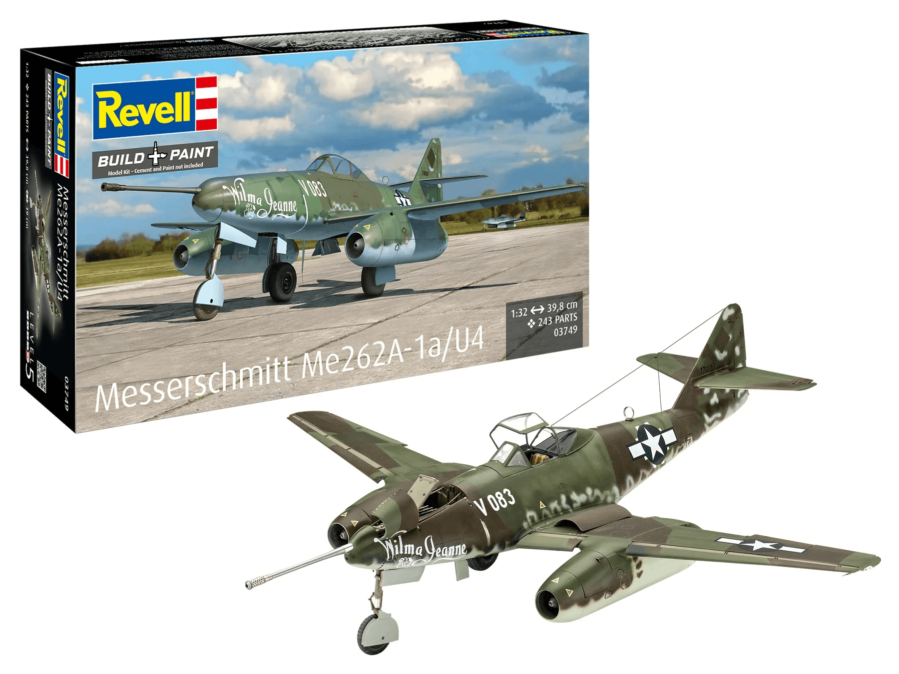 Revell 03749 Messerschmitt Me262A-1a/U4