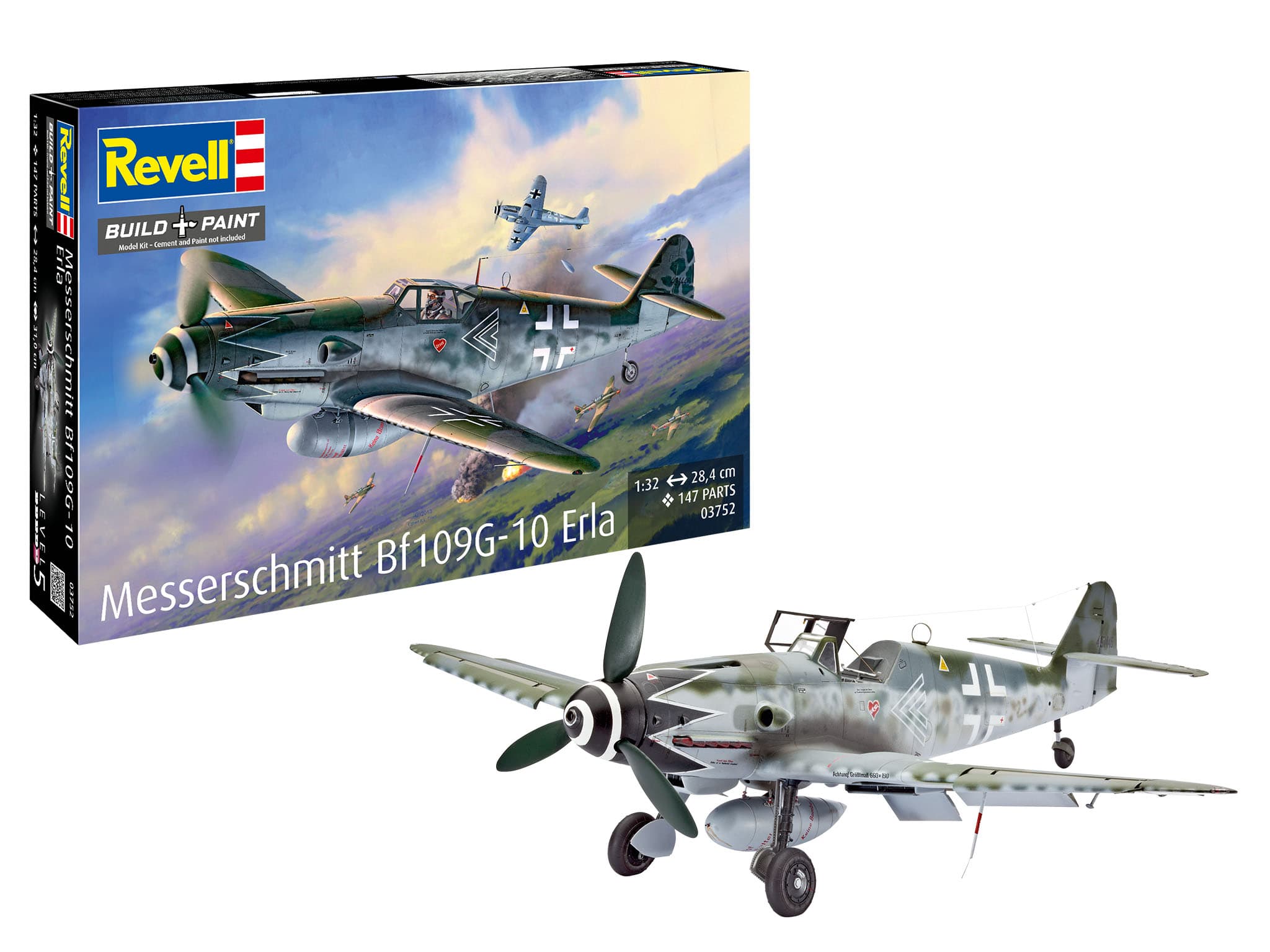 Revell 03752 Messerschmitt Bf109G-10 Erla, Revell Modellbausatz