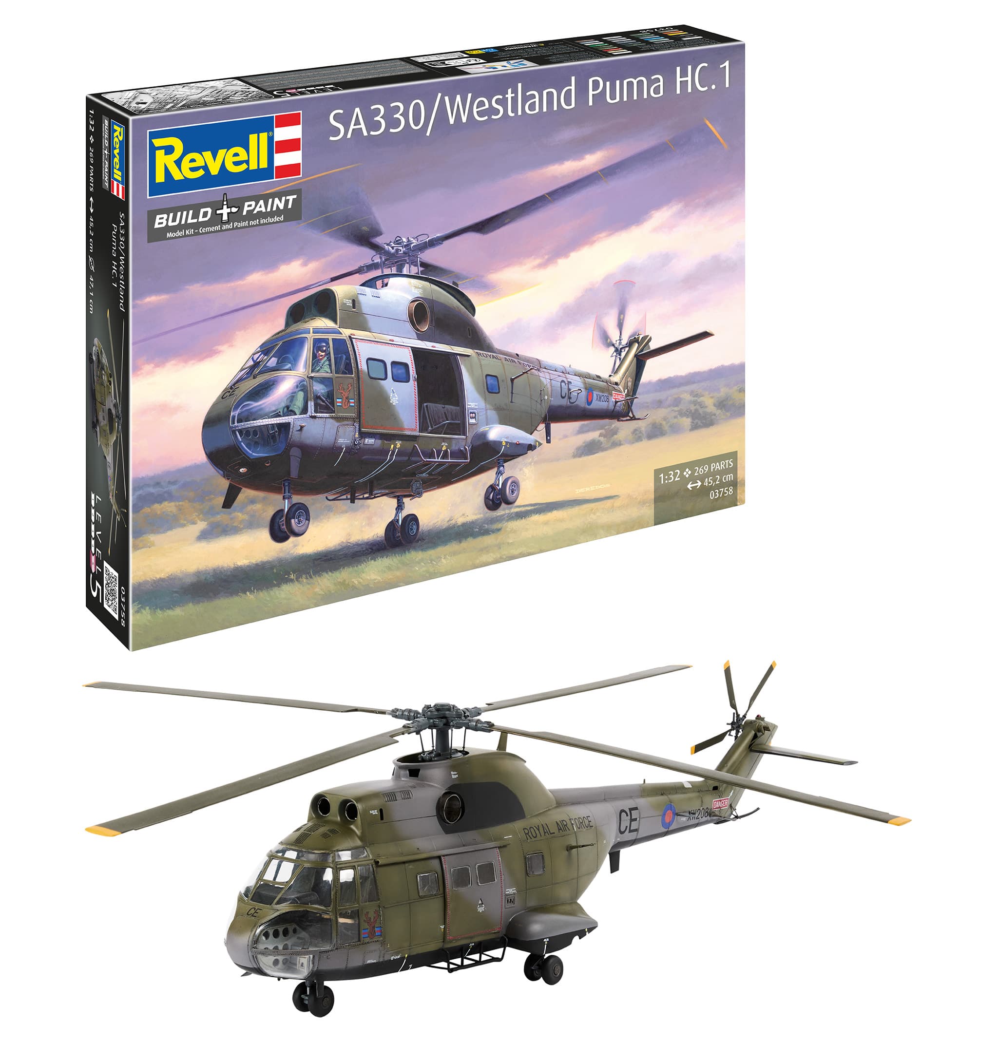 Revell 03758 SA 330/Westland Puma HC.1 Modellbausatz 1:32