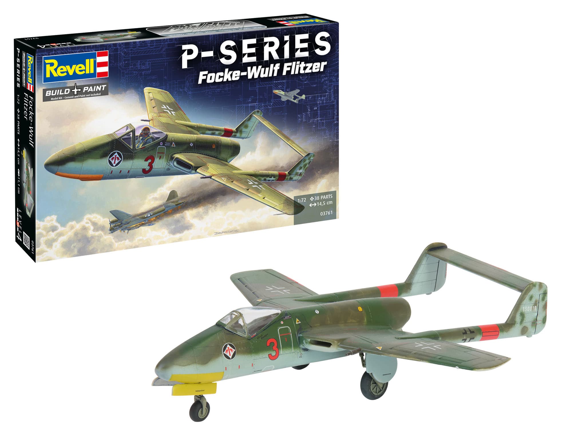 Revell 03761 Focke-Wulf TL Jäger Flitzer - P-Series, Revell Modellbausatz