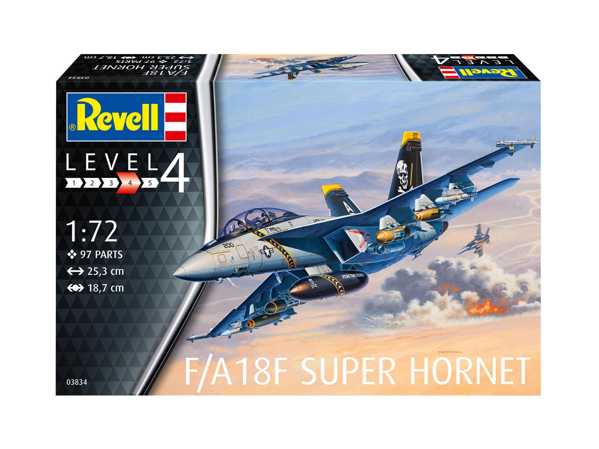 Produktbild Revell 03834 - F/A-18F Super Hornet 4 von 6