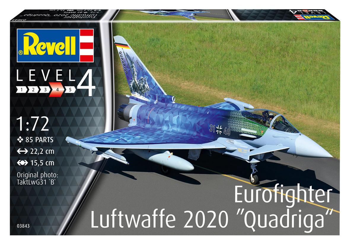 Produktbild Revell 03843 Eurofighter"Luftwaffe 2020 Quadriga"1:72 2 von 6