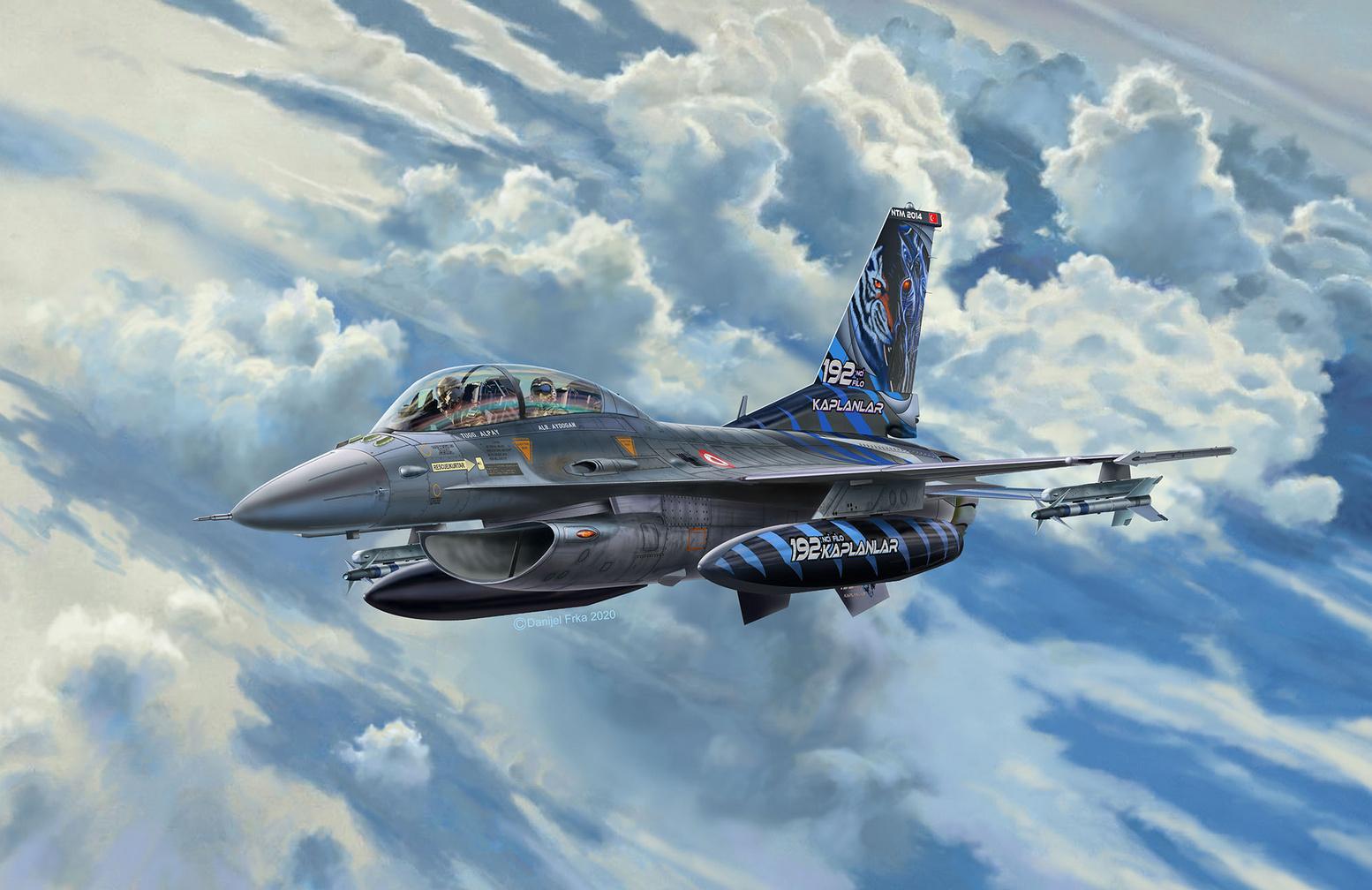 Produktbild Revell 03844 - Lockheed Martin F-16D Tigermeet 2014 2 von 2