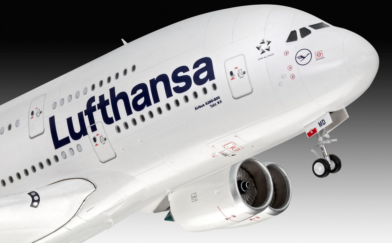 Produktbild Revell 03872 - Airbus A380-800 Lufthansa"New Livery" 3 von 4