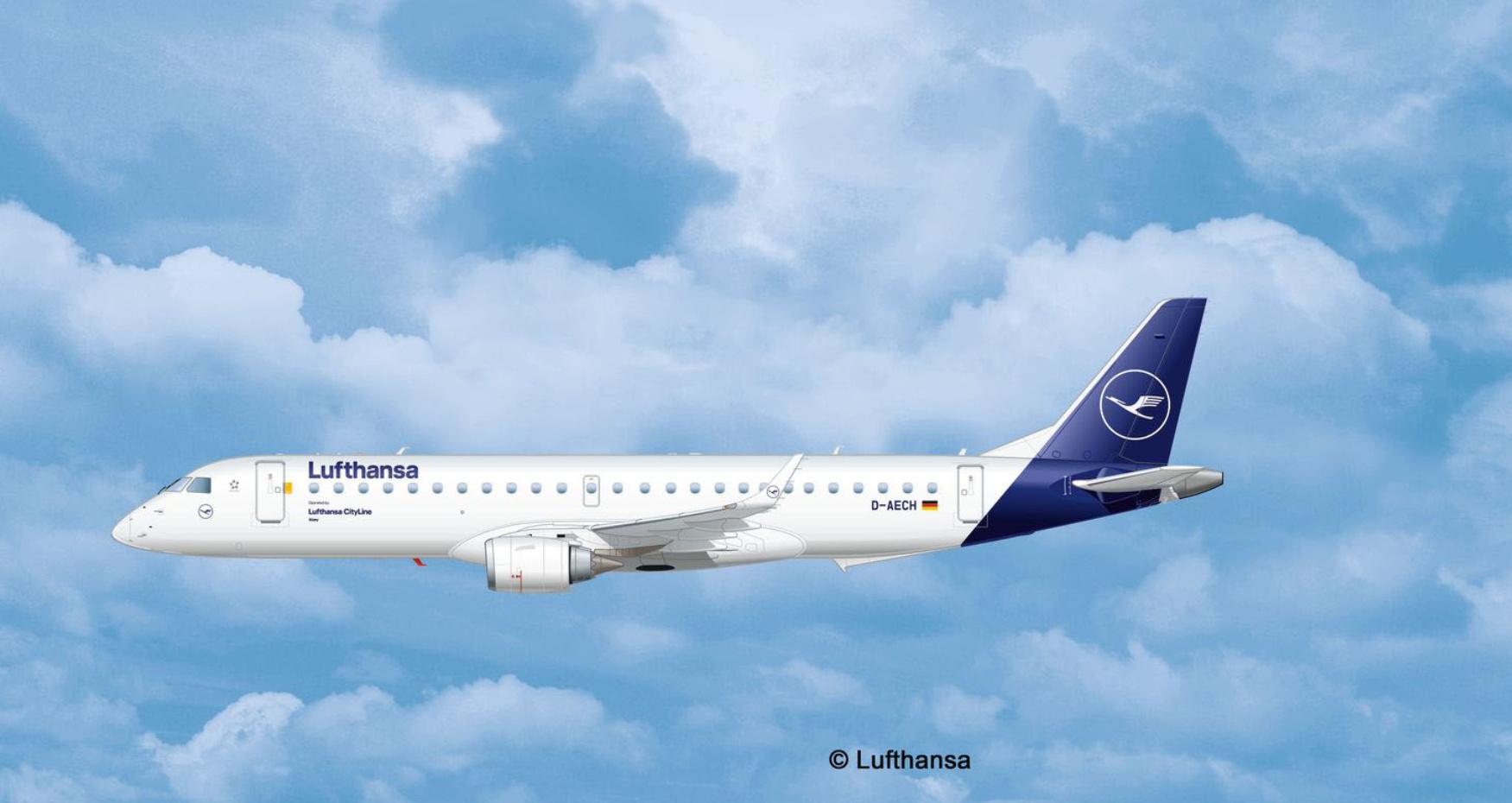 Produktbild Revell 03883 - Embraer 190 Lufthansa"New Livery" 3 von 3