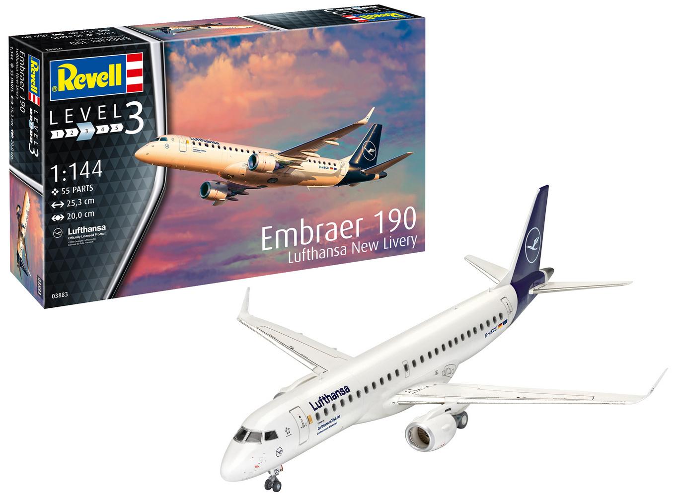 Revell 03883 - Embraer 190 Lufthansa"New Livery"