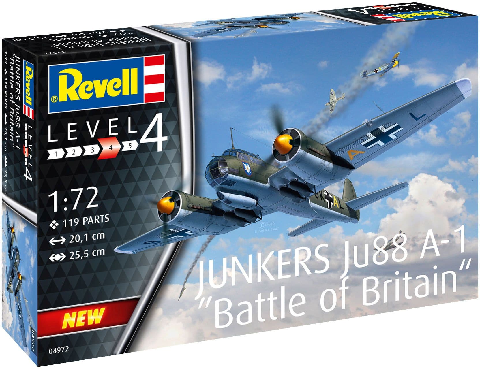 Produktbild Revell 04972 - Junkers Ju 88 A-1 Battle of Britain 11 von 12