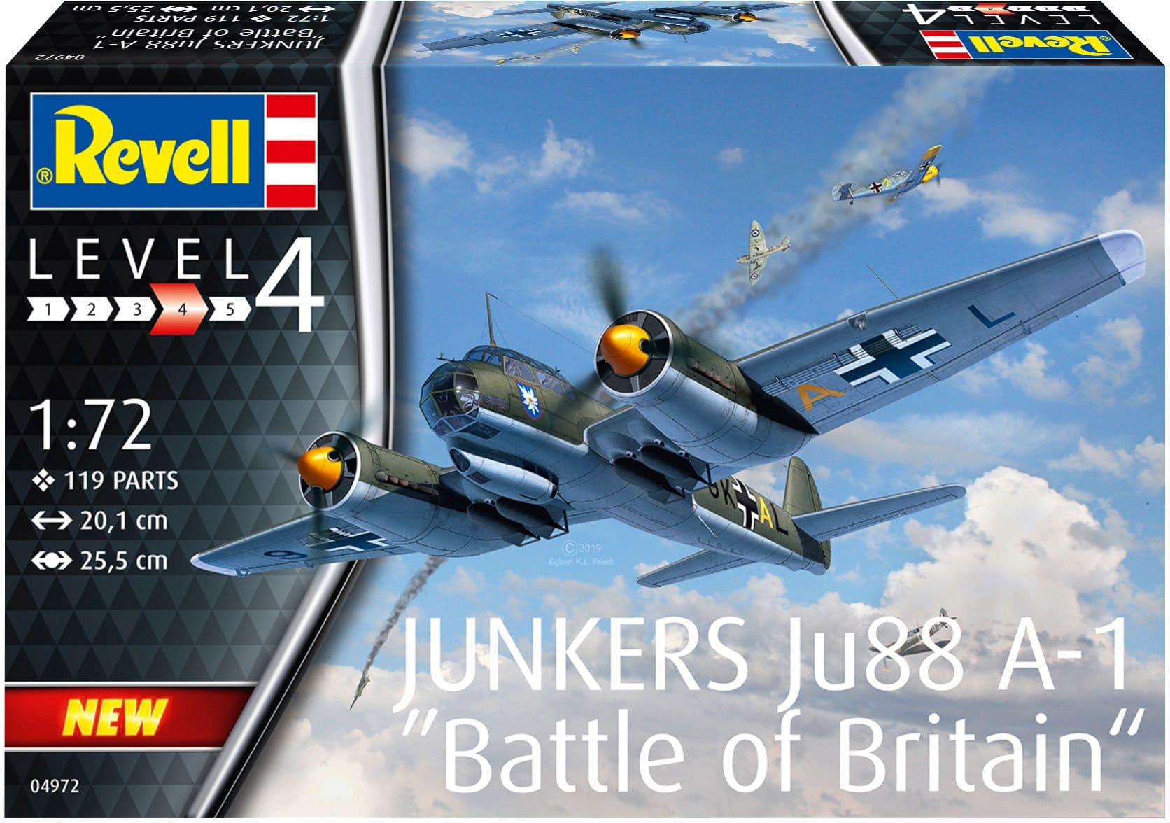 Produktbild Revell 04972 - Junkers Ju 88 A-1 Battle of Britain 12 von 12