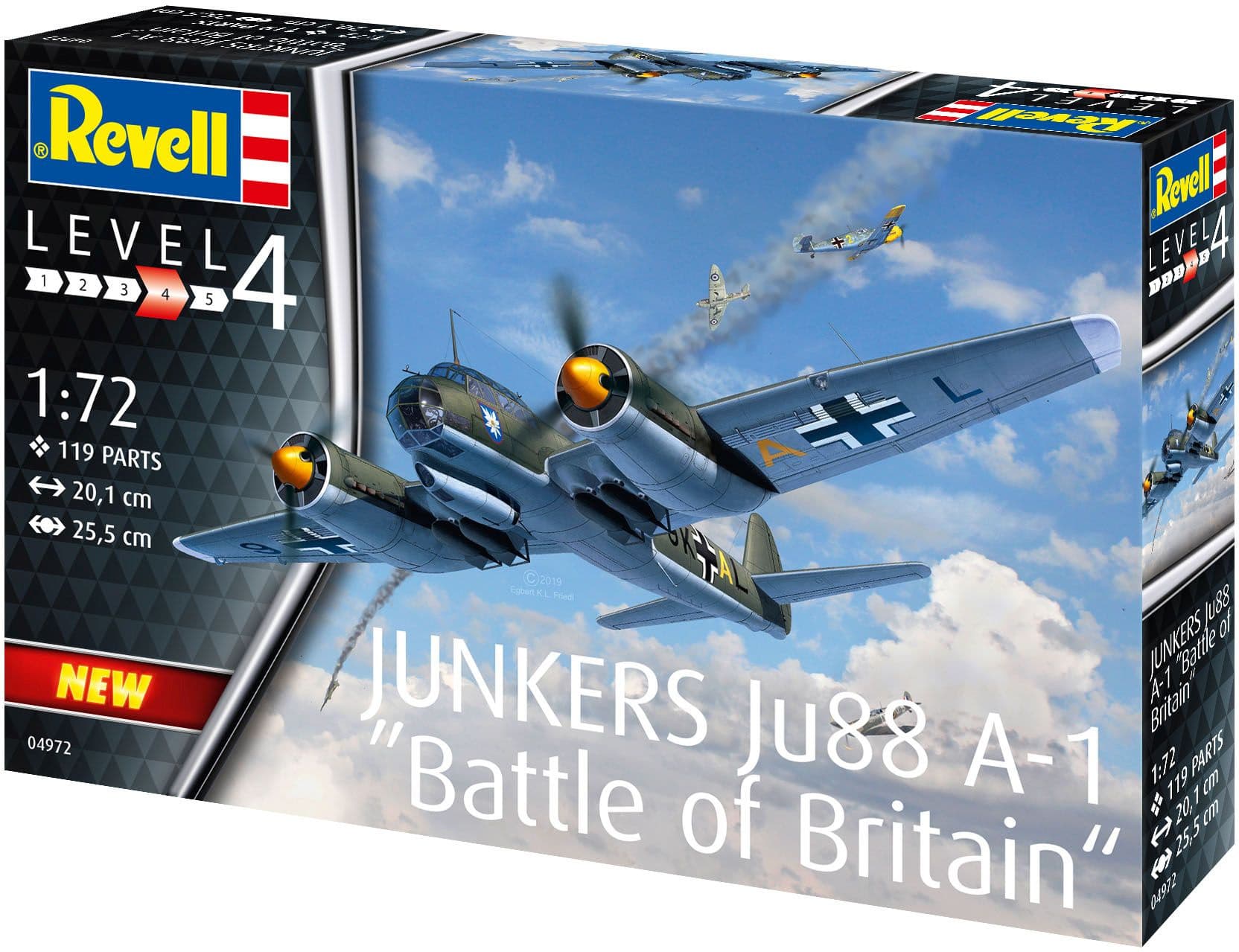 Produktbild Revell 04972 - Junkers Ju 88 A-1 Battle of Britain 5 von 12