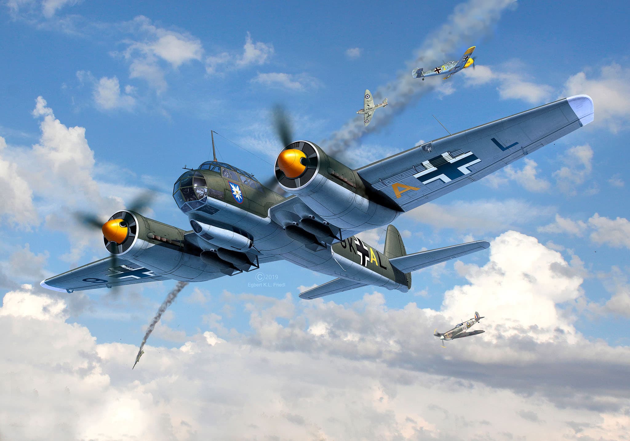 Produktbild Revell 04972 - Junkers Ju 88 A-1 Battle of Britain 10 von 12