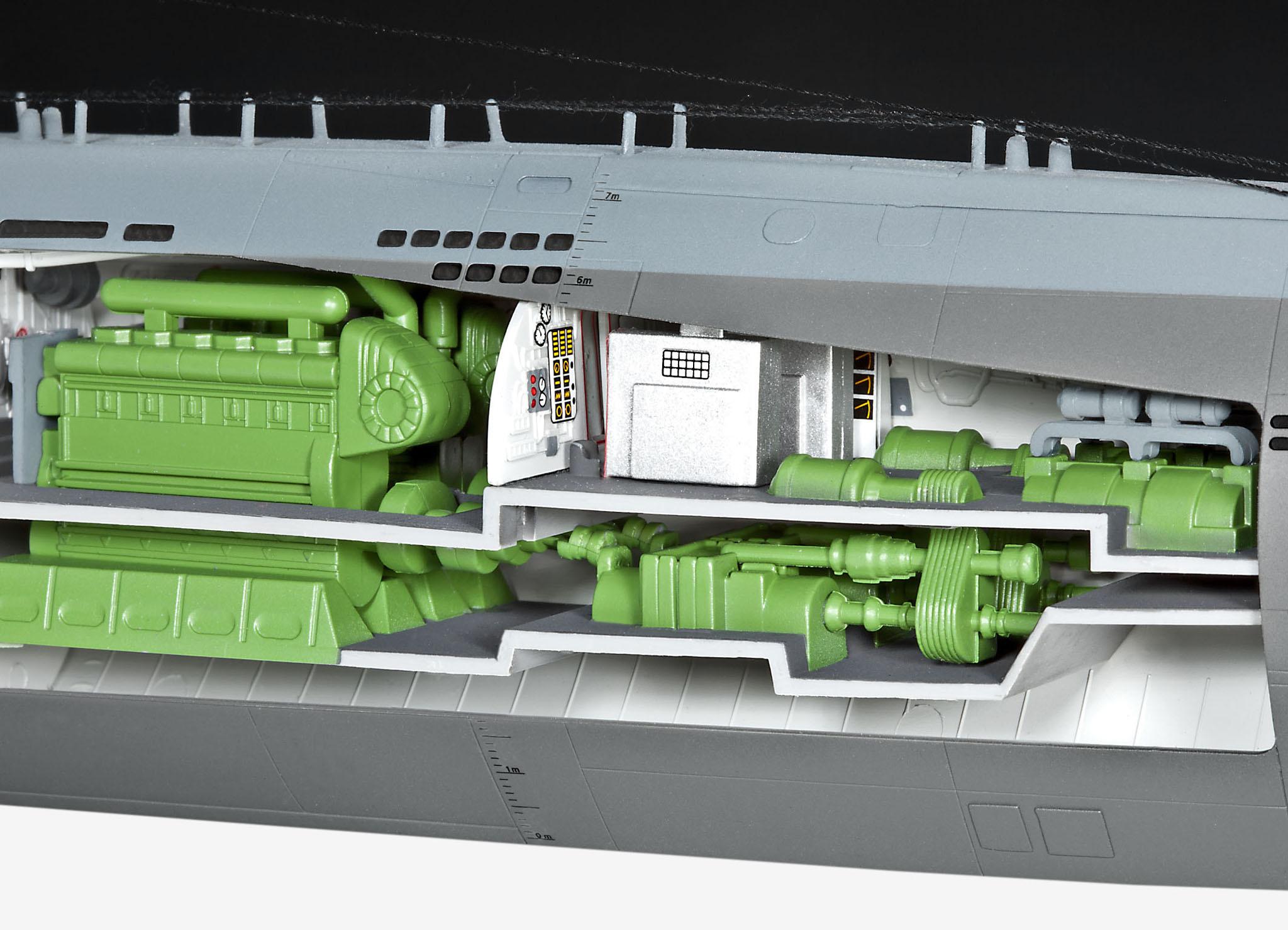 Produktbild Revell 05078 - Submarine Typ XXI U 2540 7 von 11