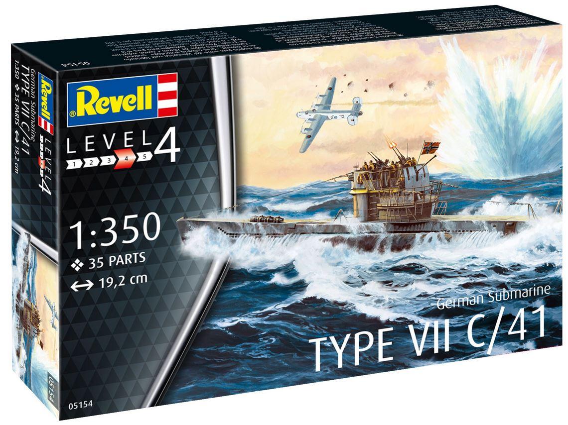 Produktbild Revell 05154 - U-Boot Typ VII C/41 2 von 4