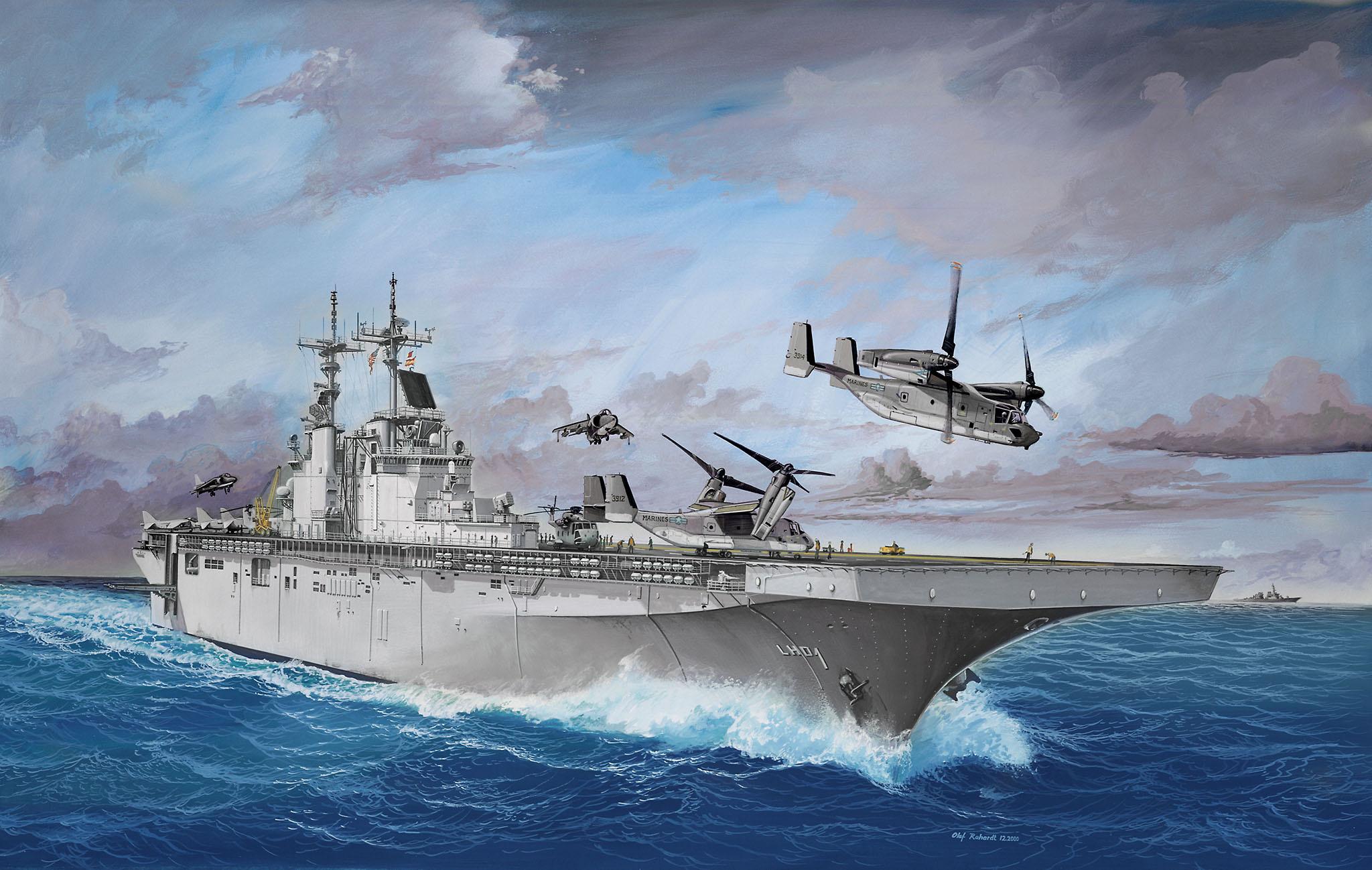 Produktbild Revell 05178 - Assault Carrier USS WASP CLASS 2 von 7