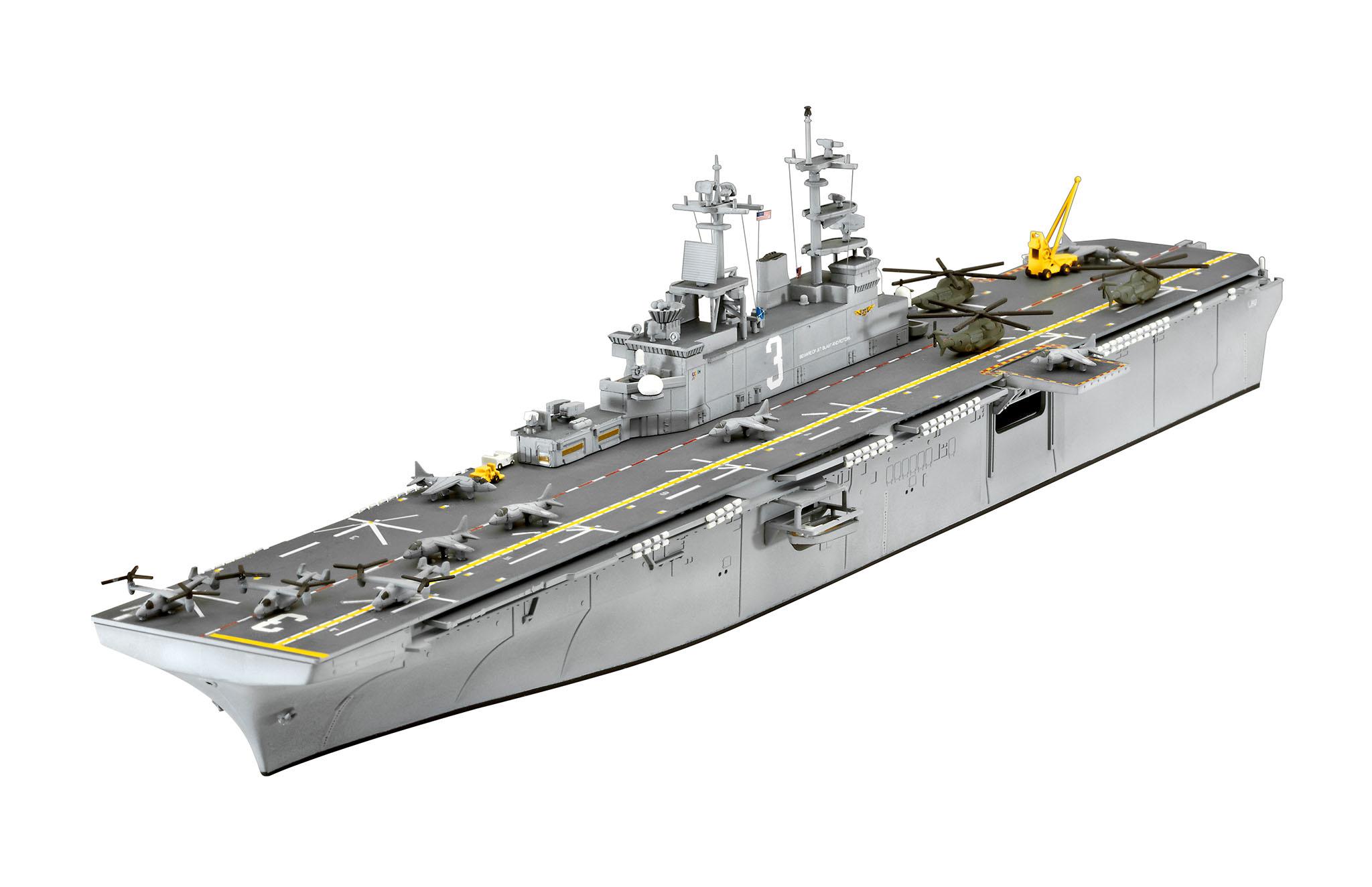 Produktbild Revell 05178 - Assault Carrier USS WASP CLASS 3 von 7
