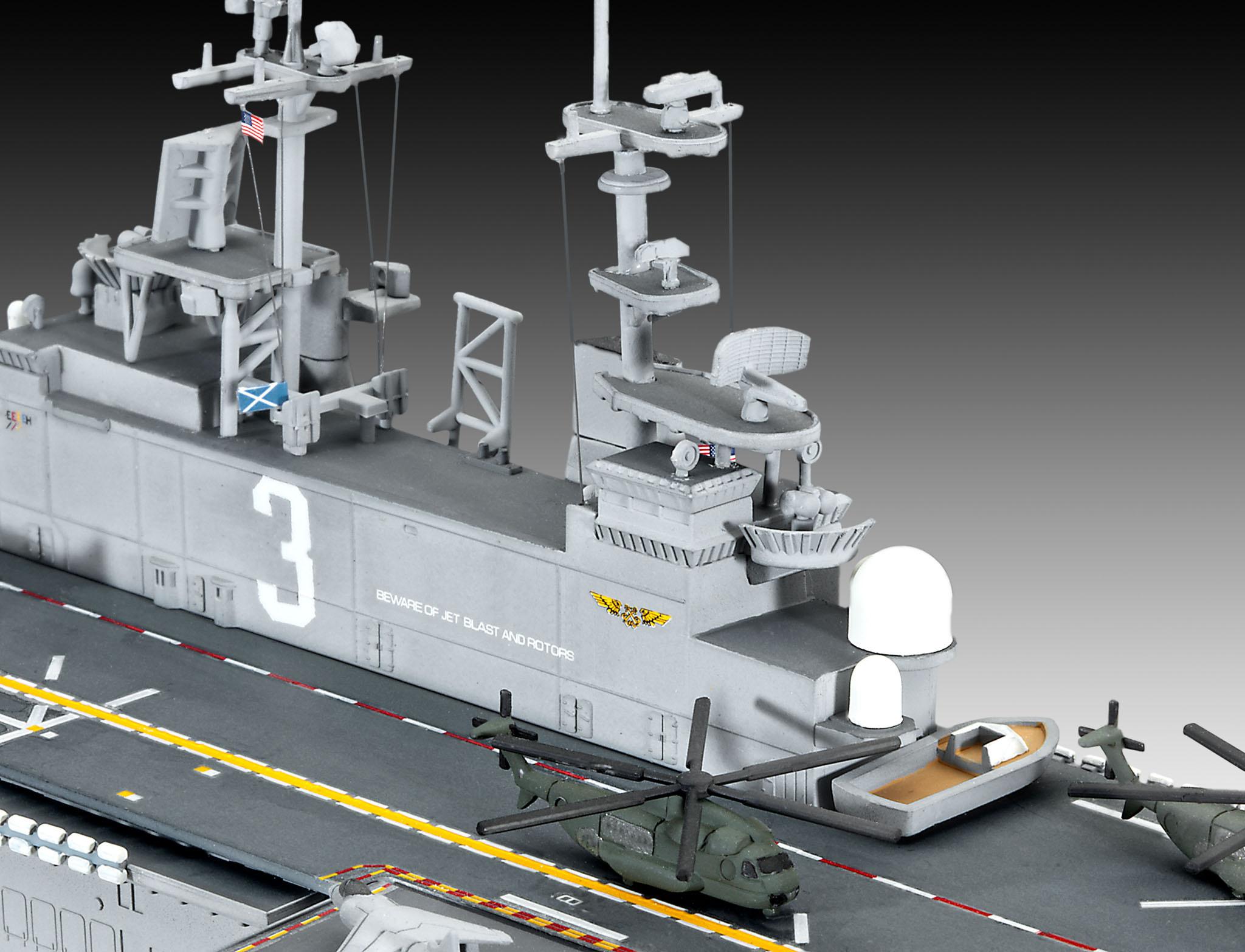 Produktbild Revell 05178 - Assault Carrier USS WASP CLASS 7 von 7