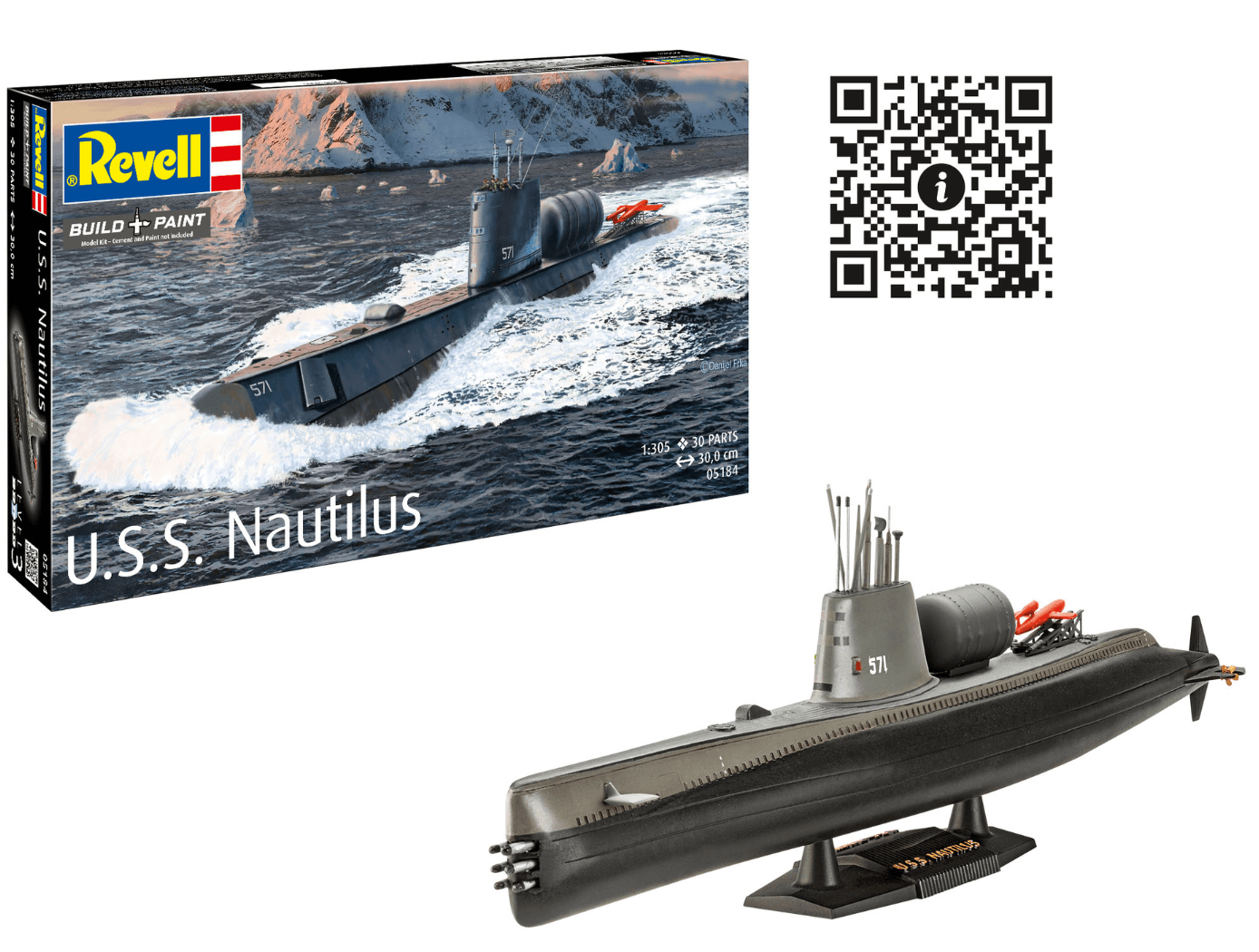 Produktbild Revell 05184 U.S.S. Nautilus 10 von 12