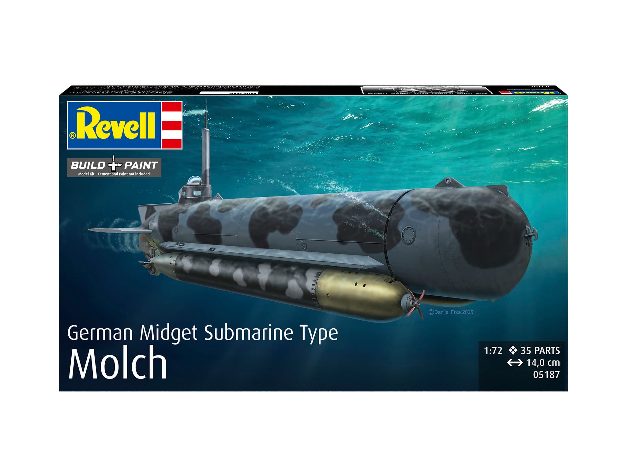 Produktbild Revell 05187 Model Kits German Midget Submarine Type Molch 5 von 7