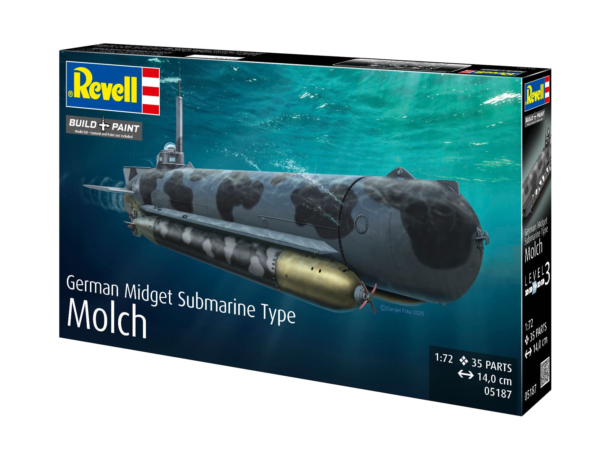 Produktbild Revell 05187 Model Kits German Midget Submarine Type Molch 4 von 7