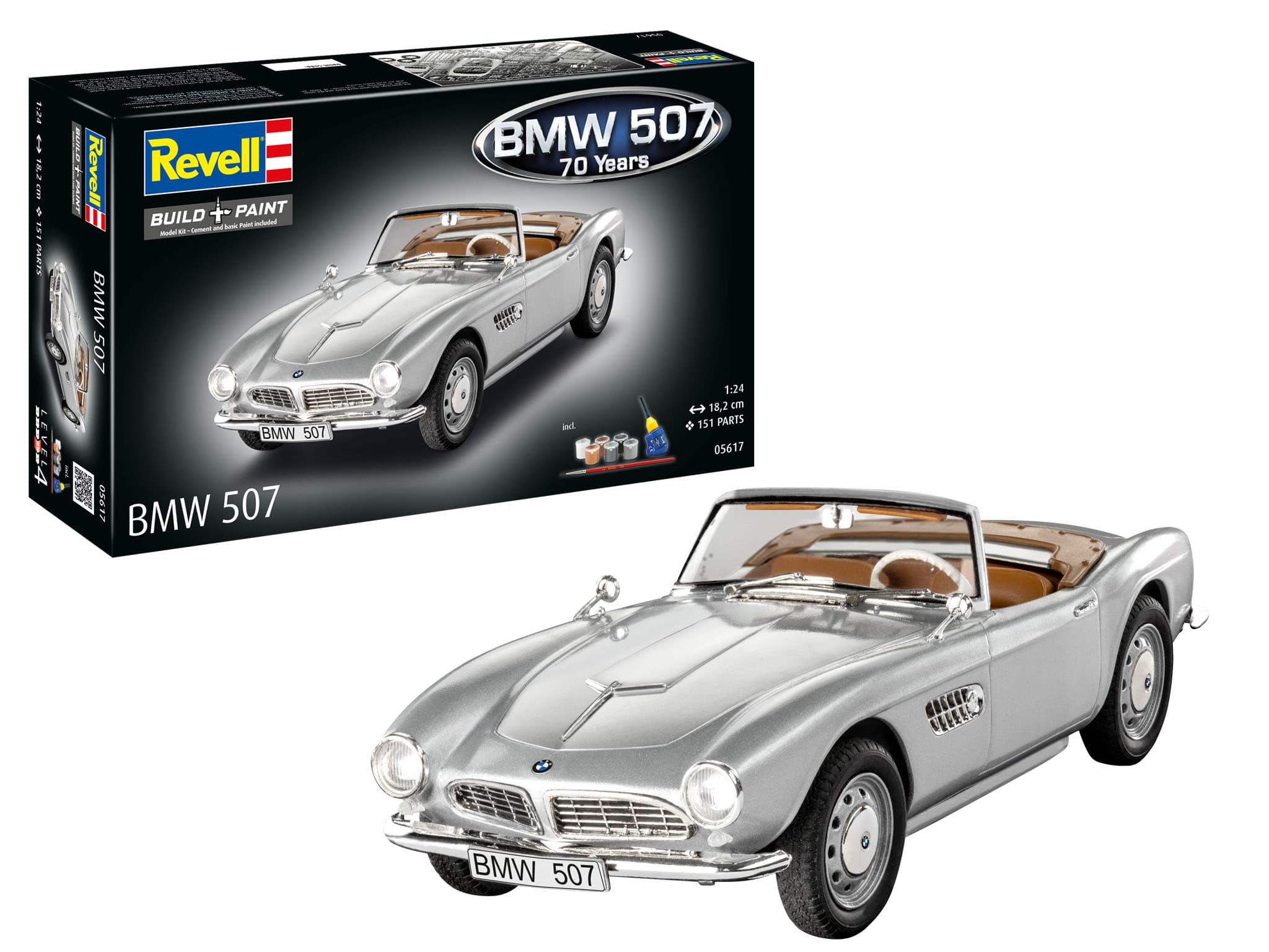 Revell  05617 Geschenkset BMW 507 - 70 Years of BMW 507
