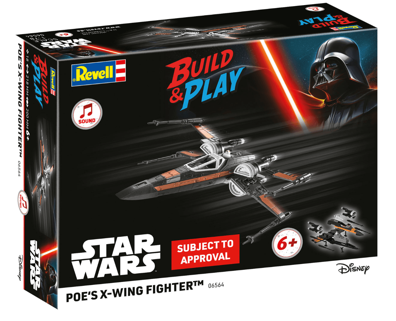 Produktbild Revell 06564 Model Kits - Star Wars - Poe's X-Wing Fighter (w/Sound): Build & Play 2 von 9
