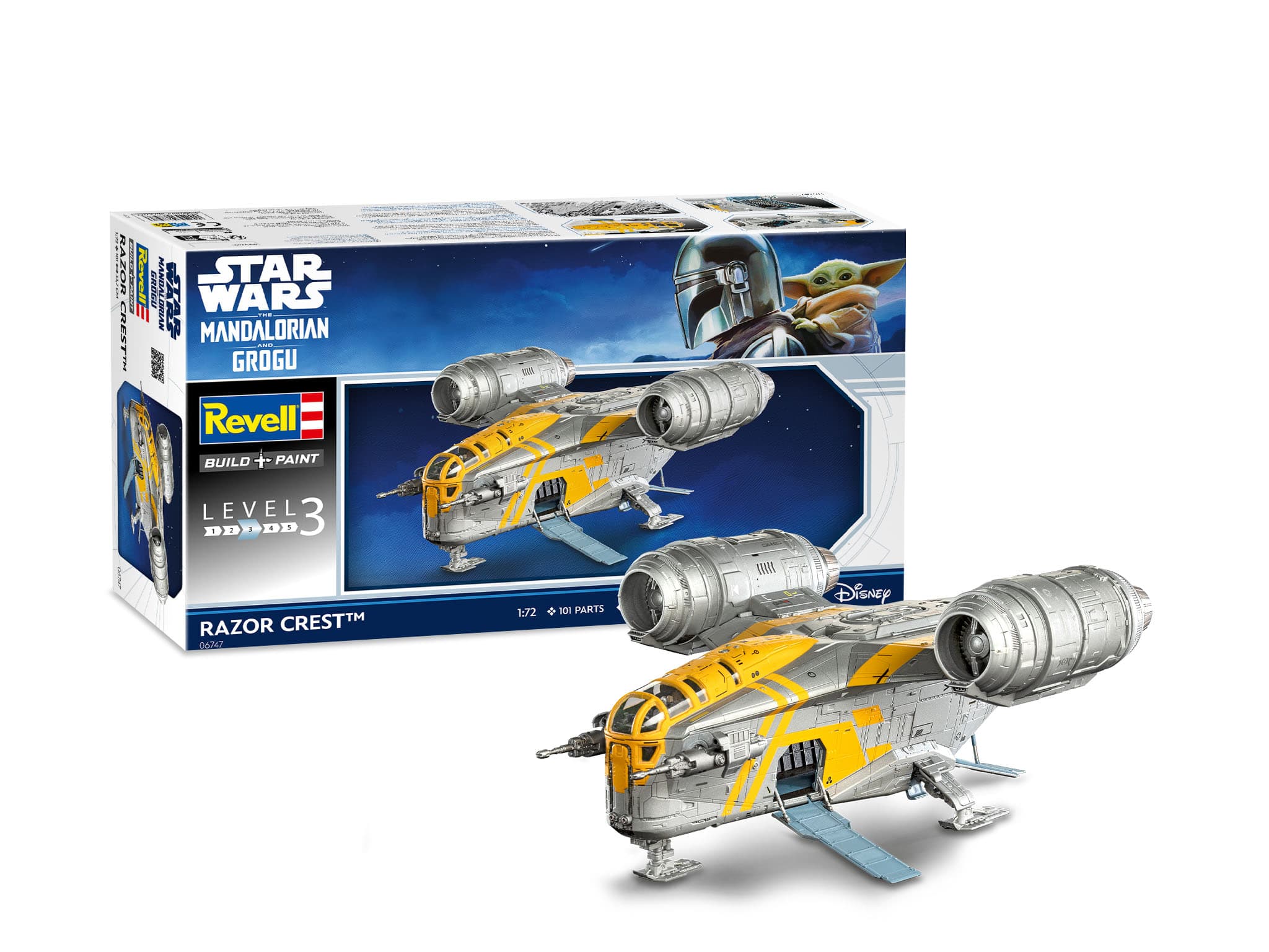 Revell 06747 Star Wars The Mandalorian & Grogu Razor Crest
