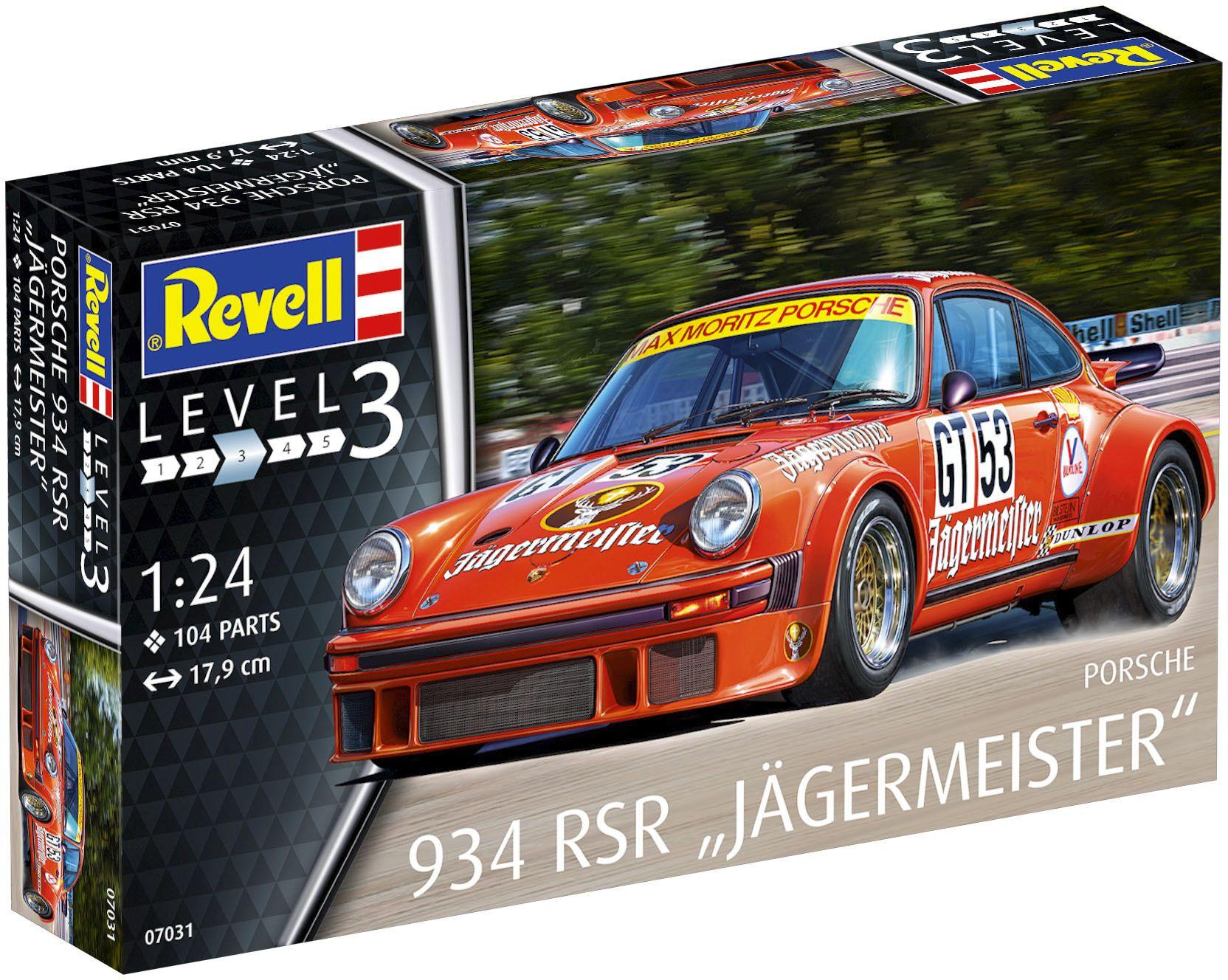 Produktbild Revell 07031 - Porsche 934 RSR Jägermeister 5 von 6