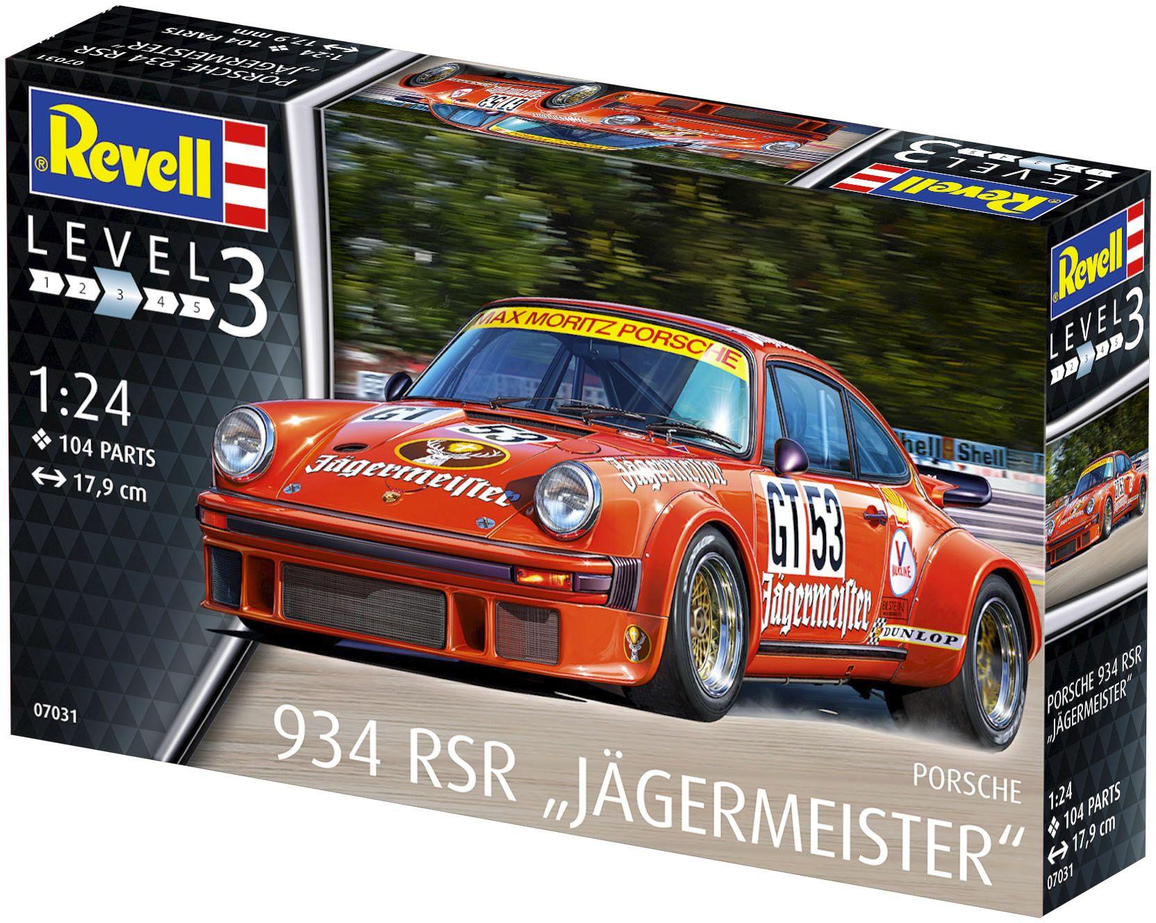 Produktbild Revell 07031 - Porsche 934 RSR Jägermeister 6 von 6