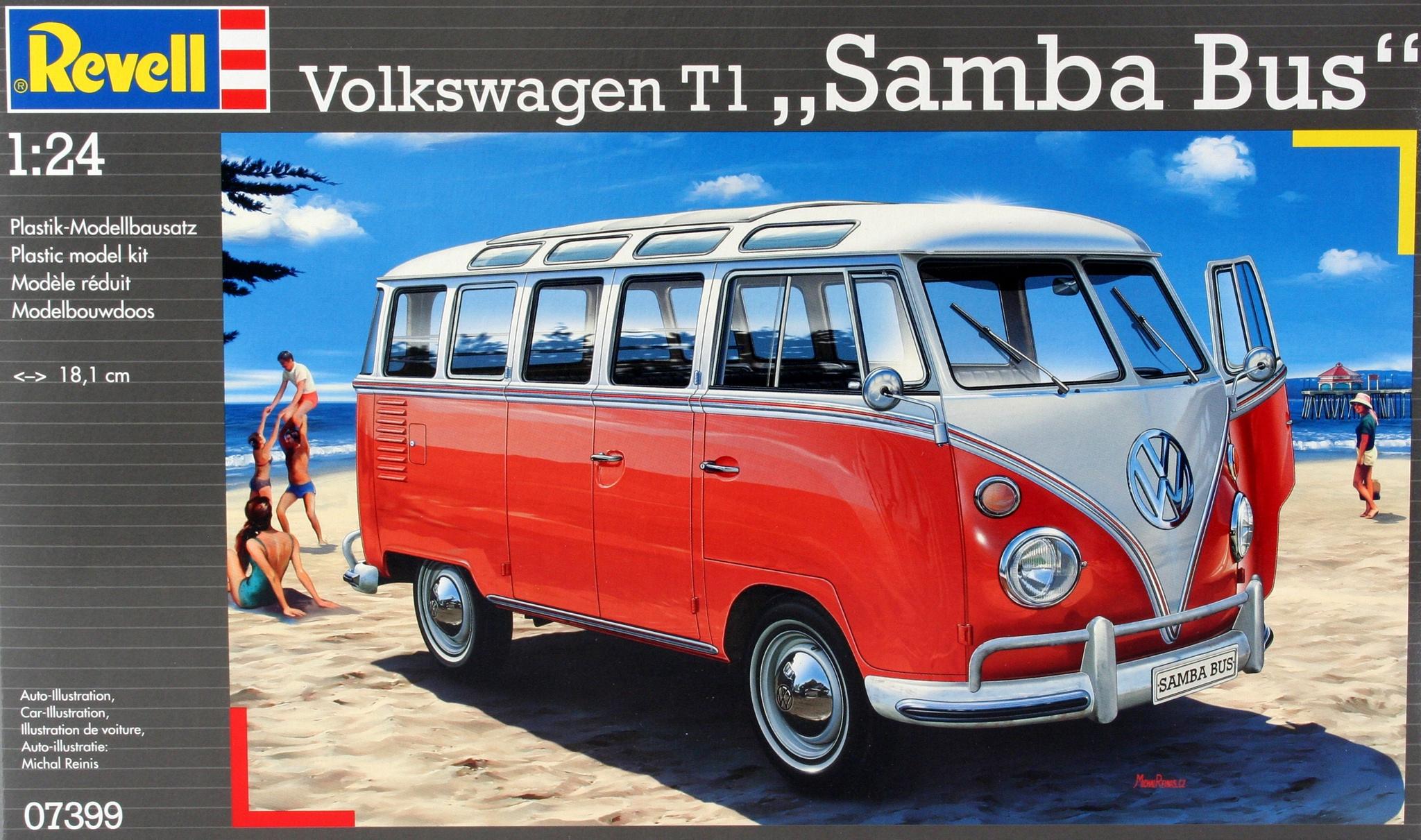 Produktbild Revell 07399 - VW T1 Samba Bus 11 von 18
