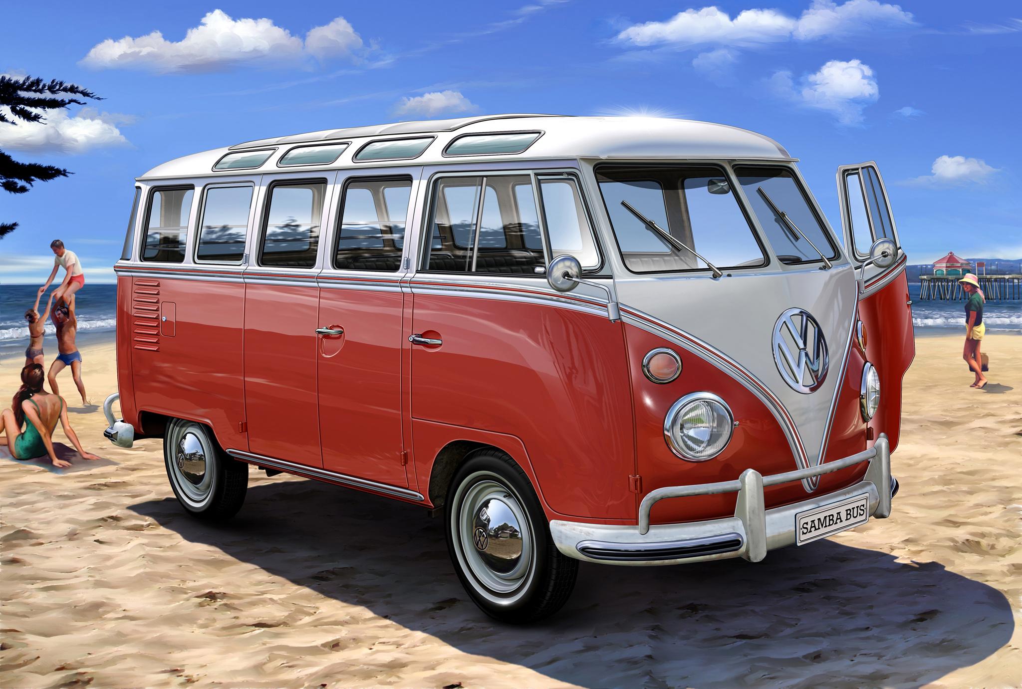 Produktbild Revell 07399 - VW T1 Samba Bus 8 von 18