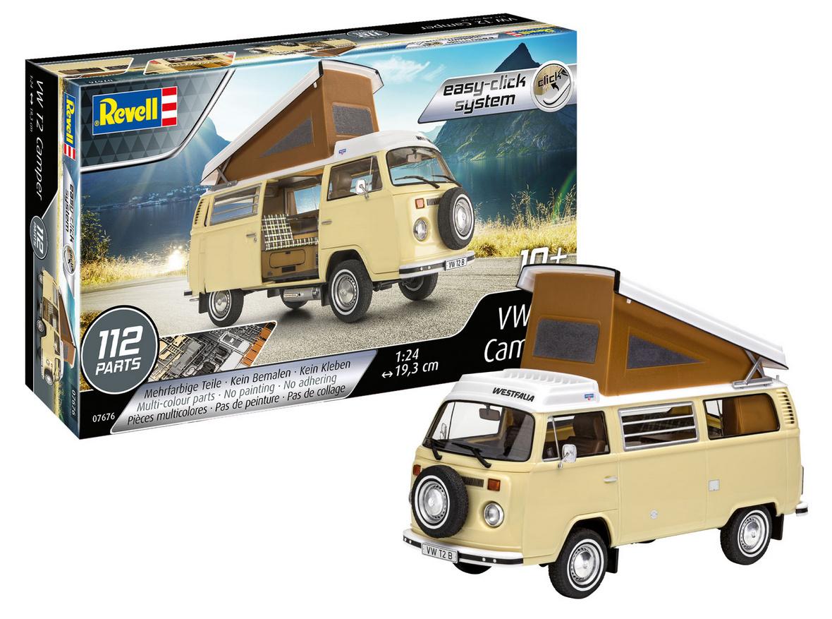 Revell 07676 VW T2 Camper, 1:24