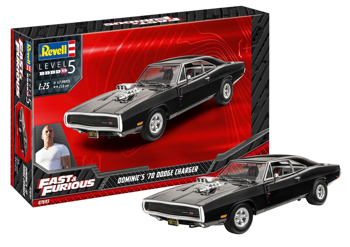 Revell 07693 Fast&Furious - Dominics 1970 Dodge Charger, 1:25