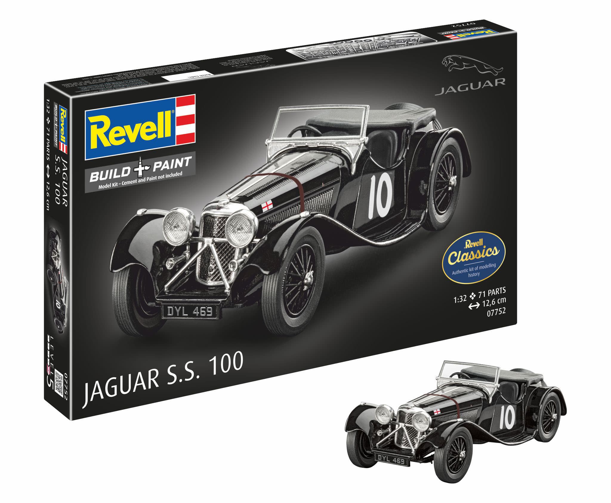 Revell 07752 Jaguar SS 100, Revell Modellbausatz