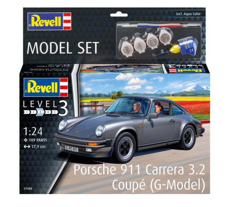 Produktbild Revell 67688 Model Set Porsche 911 Carrera 3.2 Coupé (G-Model) 2 von 2