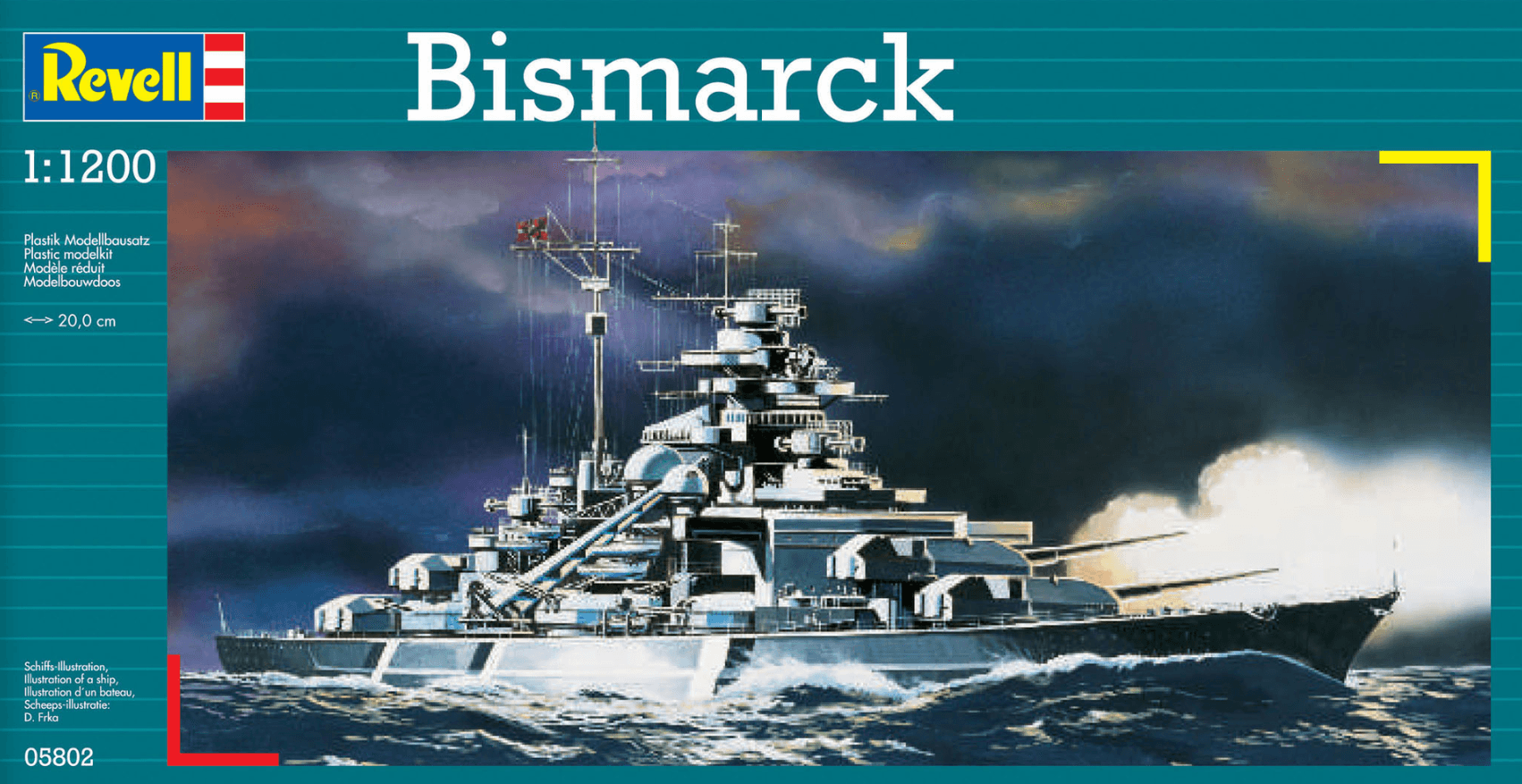 Produktbild Revell  75802 Starter Kit Bismarck 4 von 5