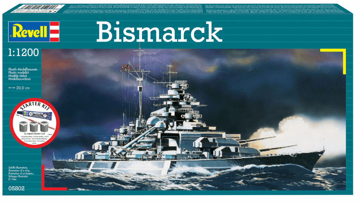 Produktbild Revell  75802 Starter Kit Bismarck 3 von 5