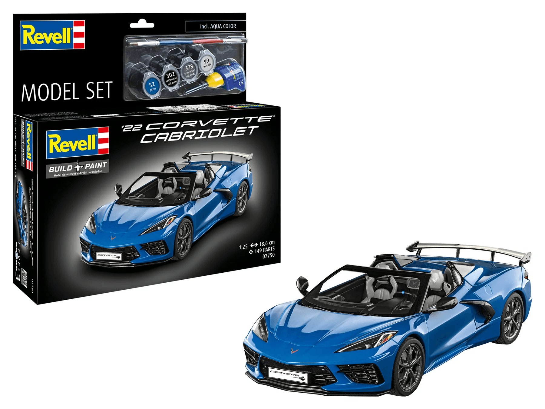 Revell 67750 Model Set Corvette C8 Cabriolet