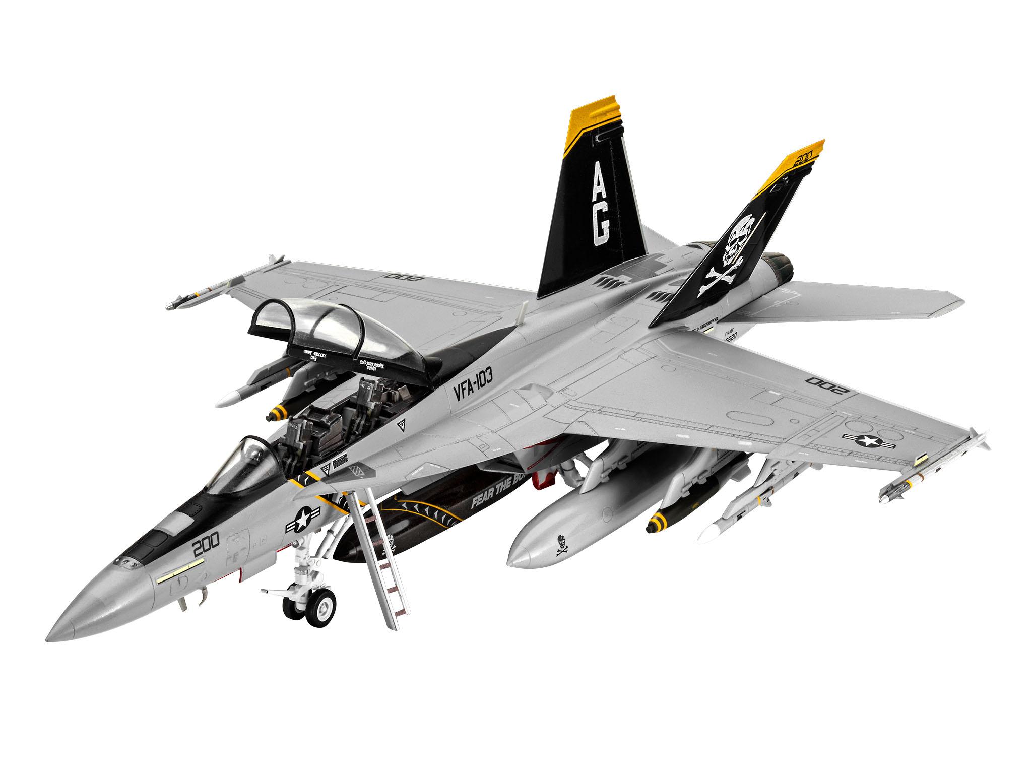 Produktbild Revell 63834 - Model Set F/A-18F Super Hornet 3 von 6