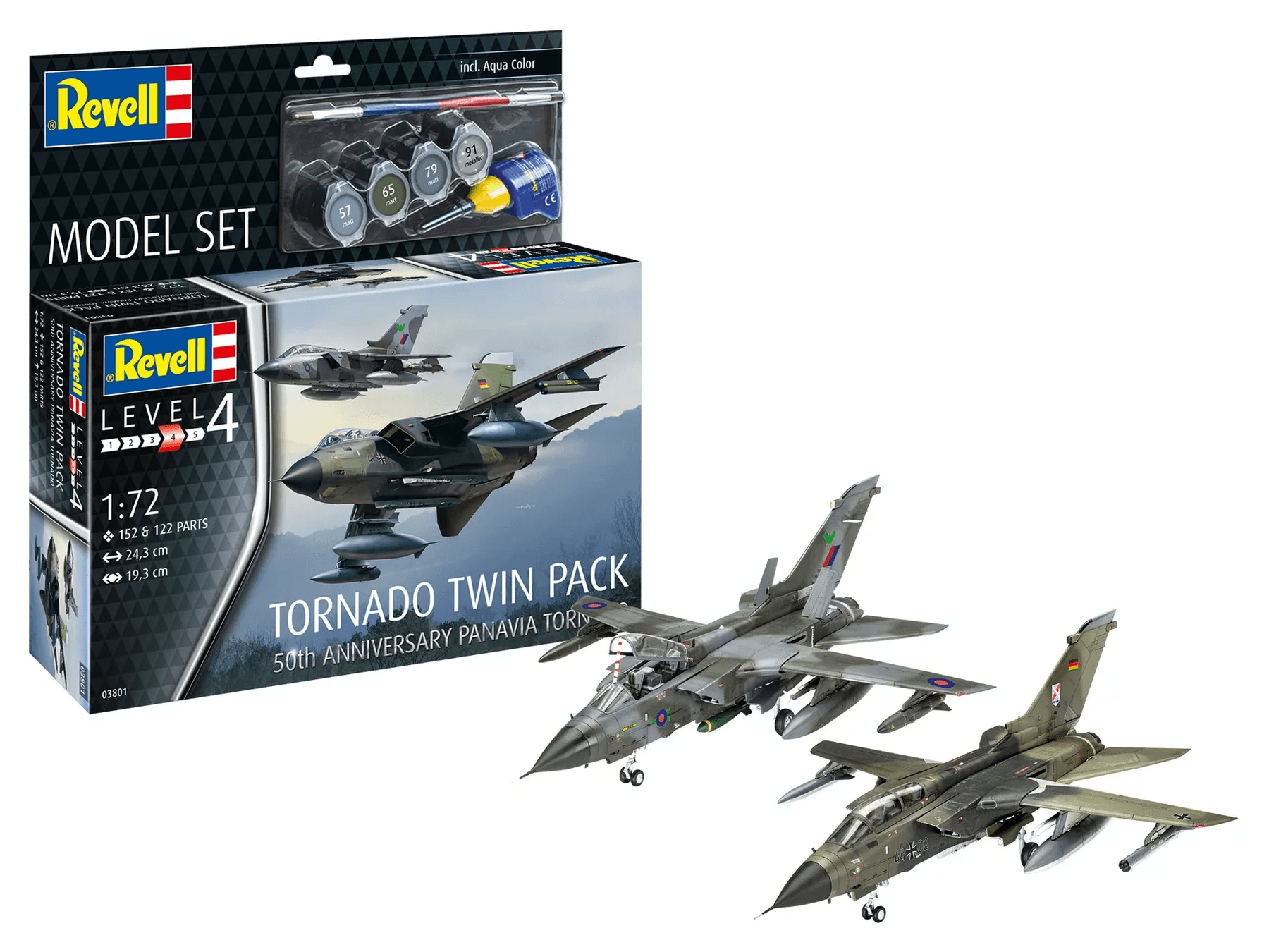 Revell  63801 Model Set  Tornado Twin Pack 50th Anniversary