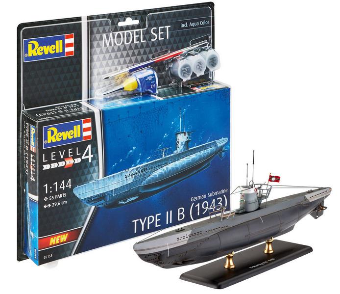 Revell 65155 Model Set German Submarine Type IIB