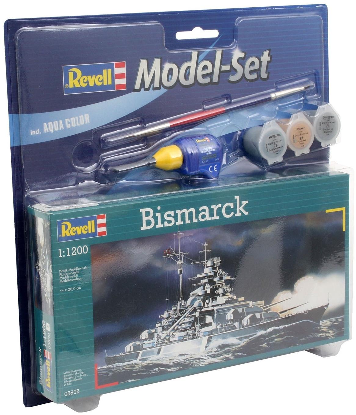 Produktbild Revell 65802 - Model Set Bismarck 3 von 5